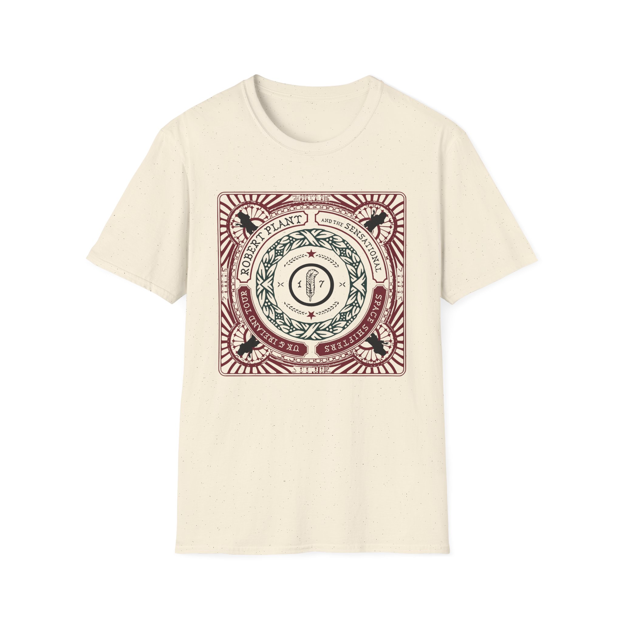 Robert Plant Retrographic Unisex Softstyle T-Shirt