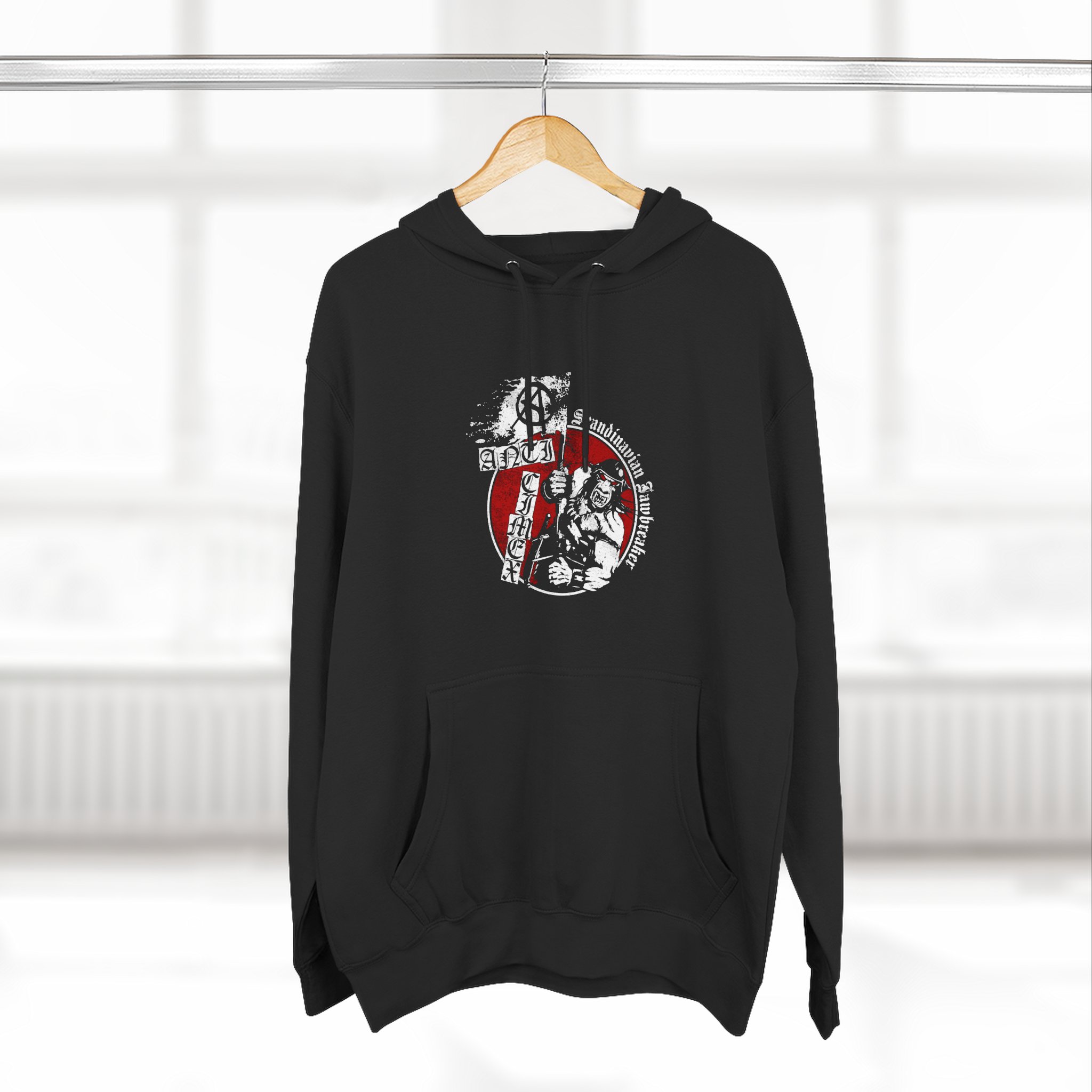 Anti Cimex Red Orch Three-panel Fleece Hoodie