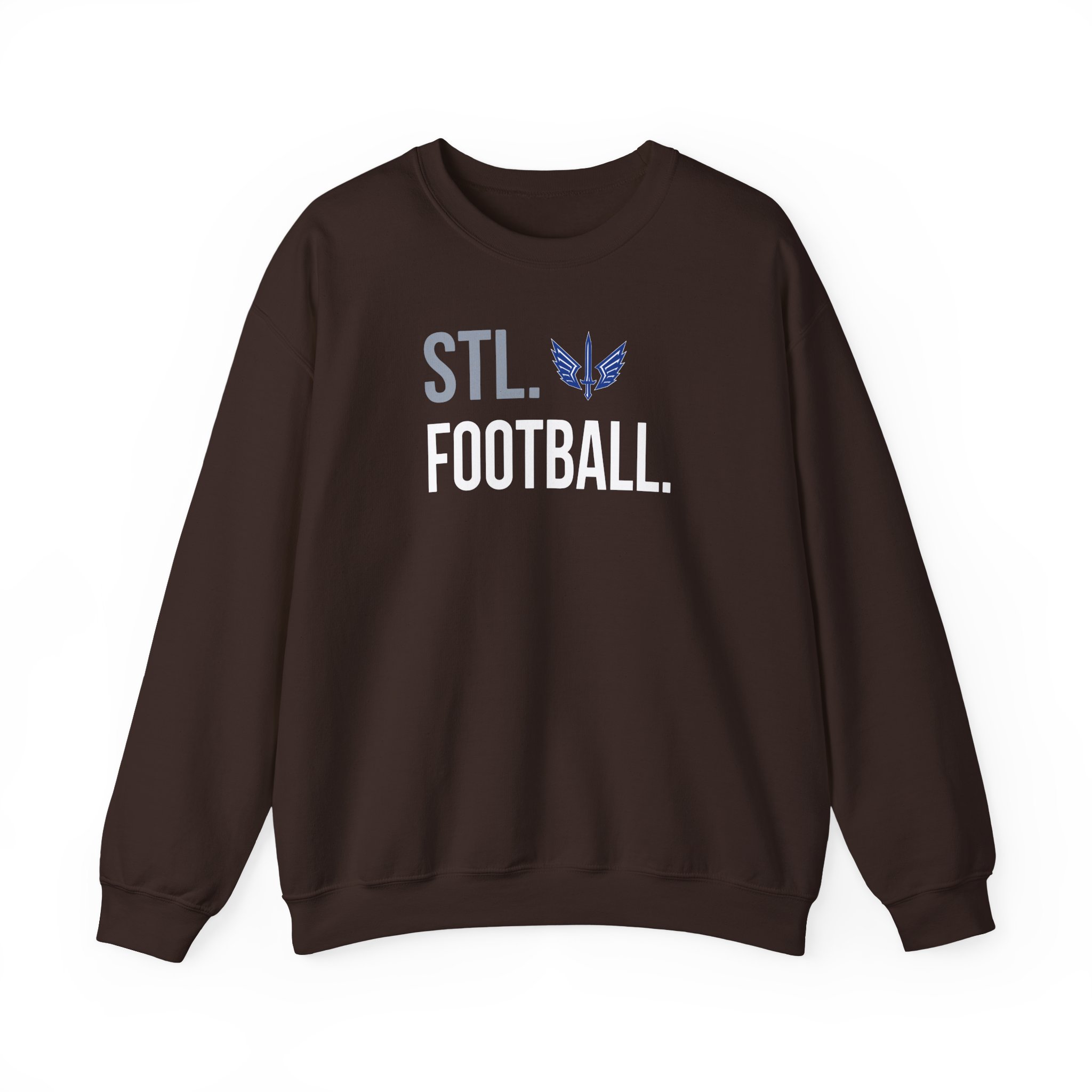 St. Louis Battlehawks 108 Stitches Football Spiral Unisex Heavy Blendâ„¢ Crewneck Sweatshirt