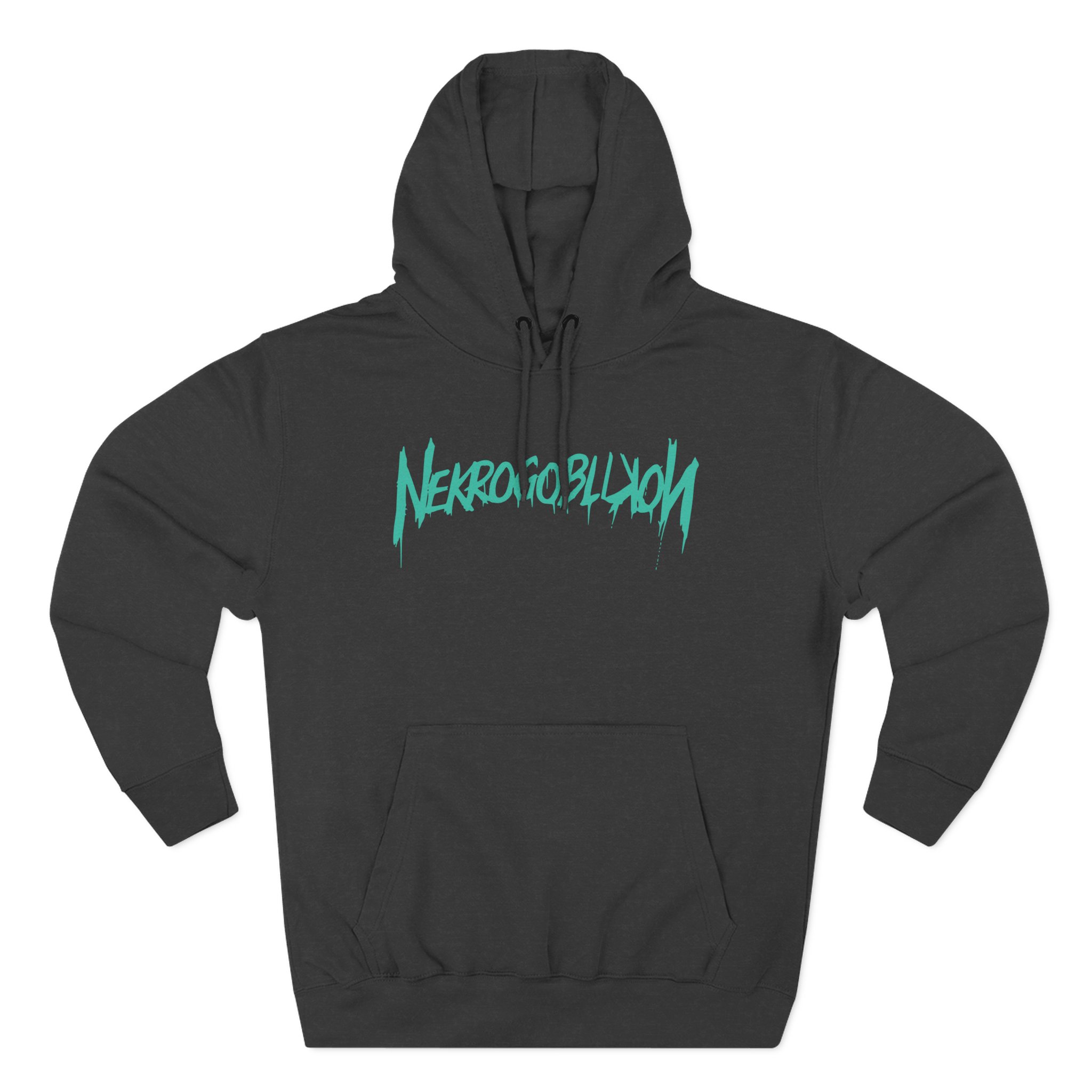 Nekrogoblikon Goblin Mode Crystal Wash Three-Panel Fleece Hoodie