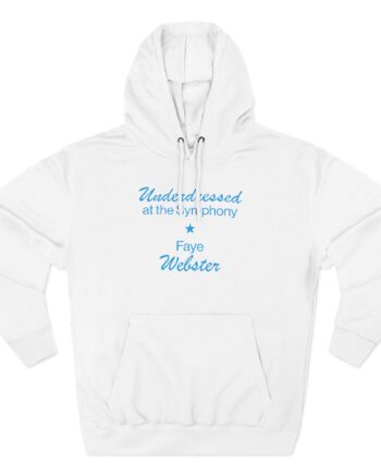Faye Webster Underdressed at the Symphony 2024 Tour Three-Panel Fleece Hoodie
