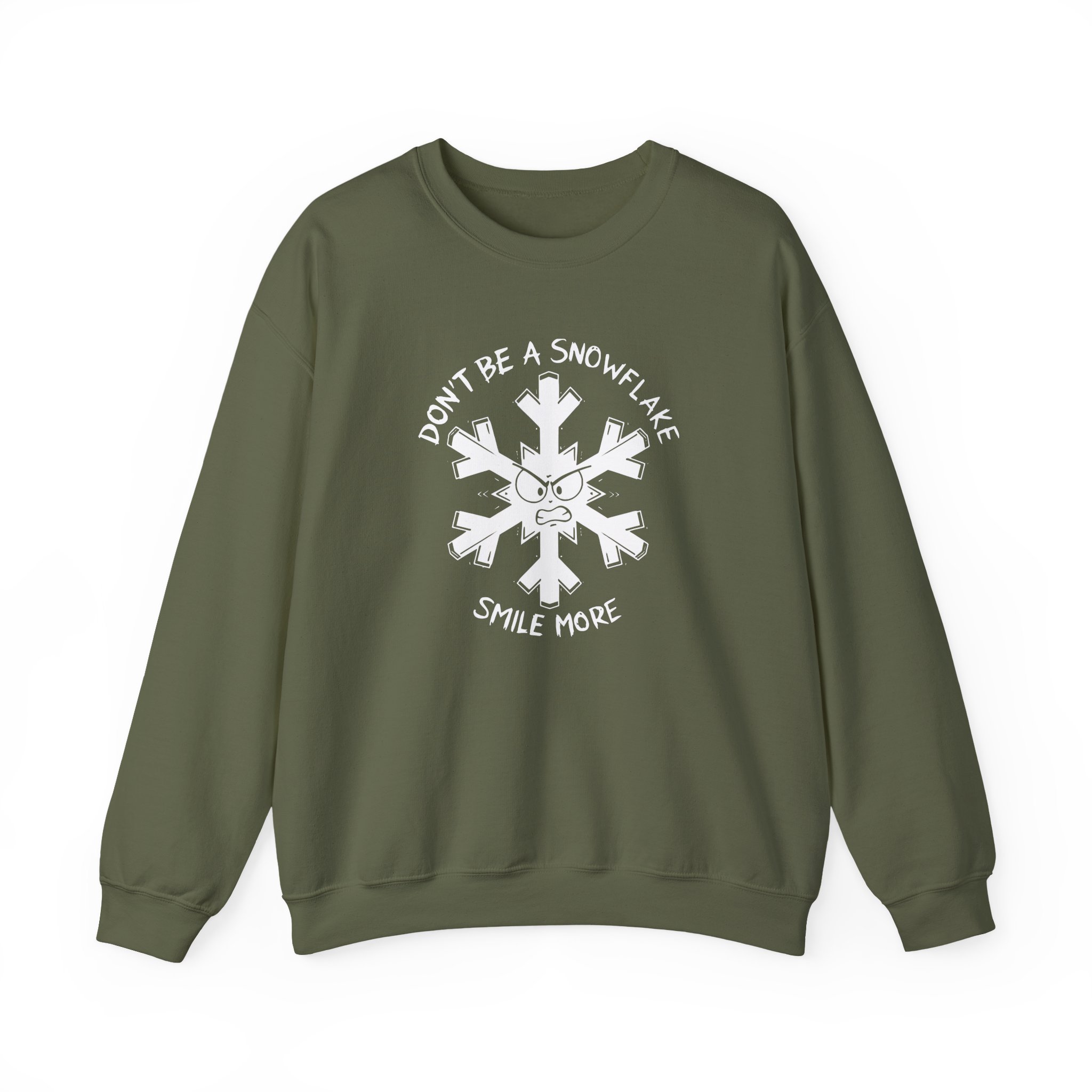Roman Atwood Snowflake Unisex Heavy Blendâ„¢ Crewneck Sweatshirt