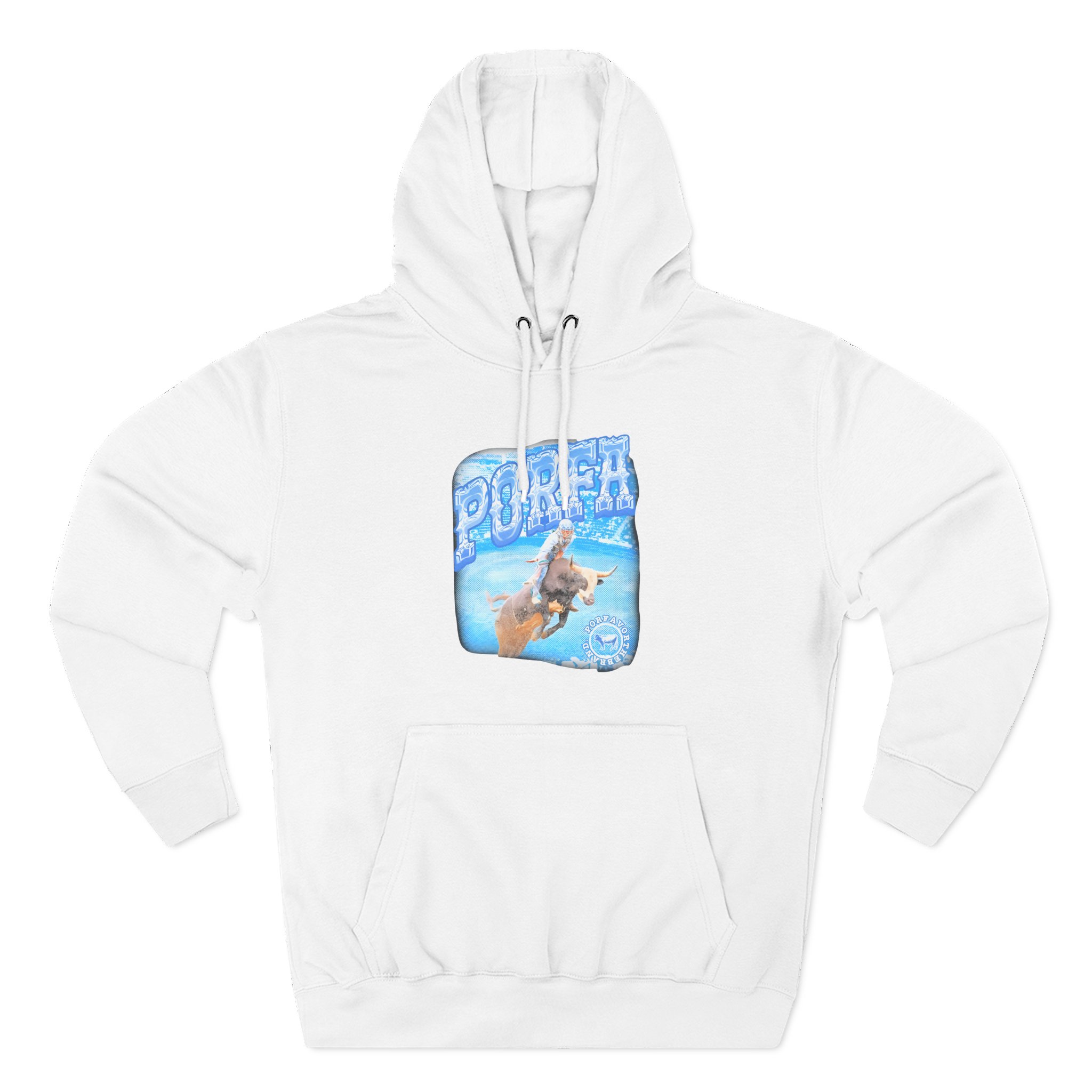 Porfa Rodeo Por Favor Three-Panel Fleece Hoodie