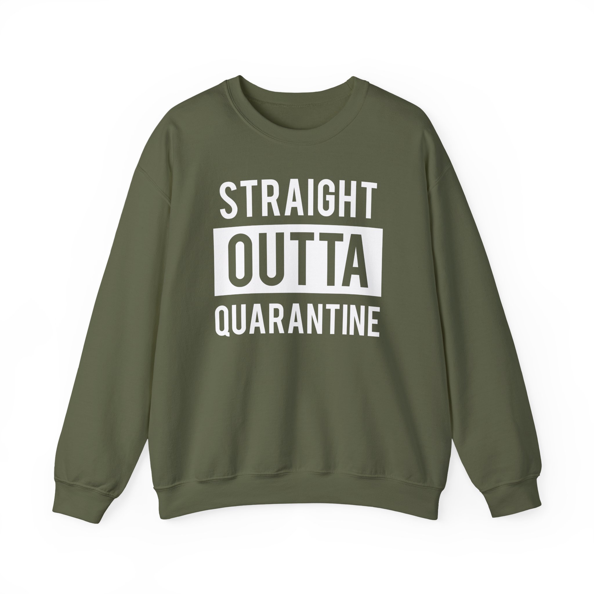 NWA Straight Outta Quarantine Unisex Heavy Blendâ„¢ Crewneck Sweatshirt