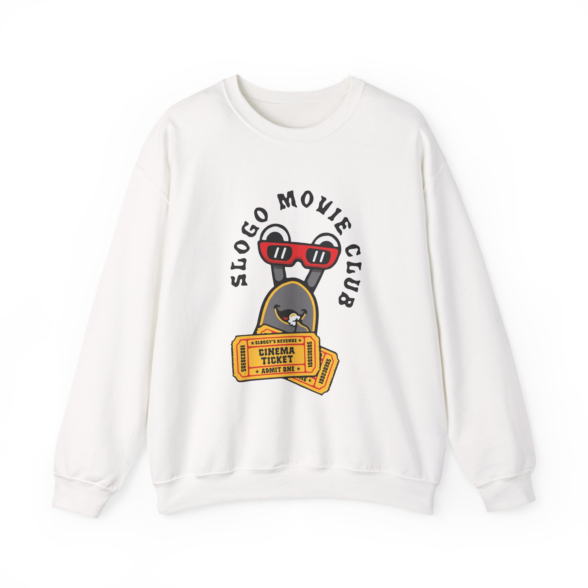 Slogoman Movie Club 2 Unisex Heavy Blendâ„¢ Crewneck Sweatshirt