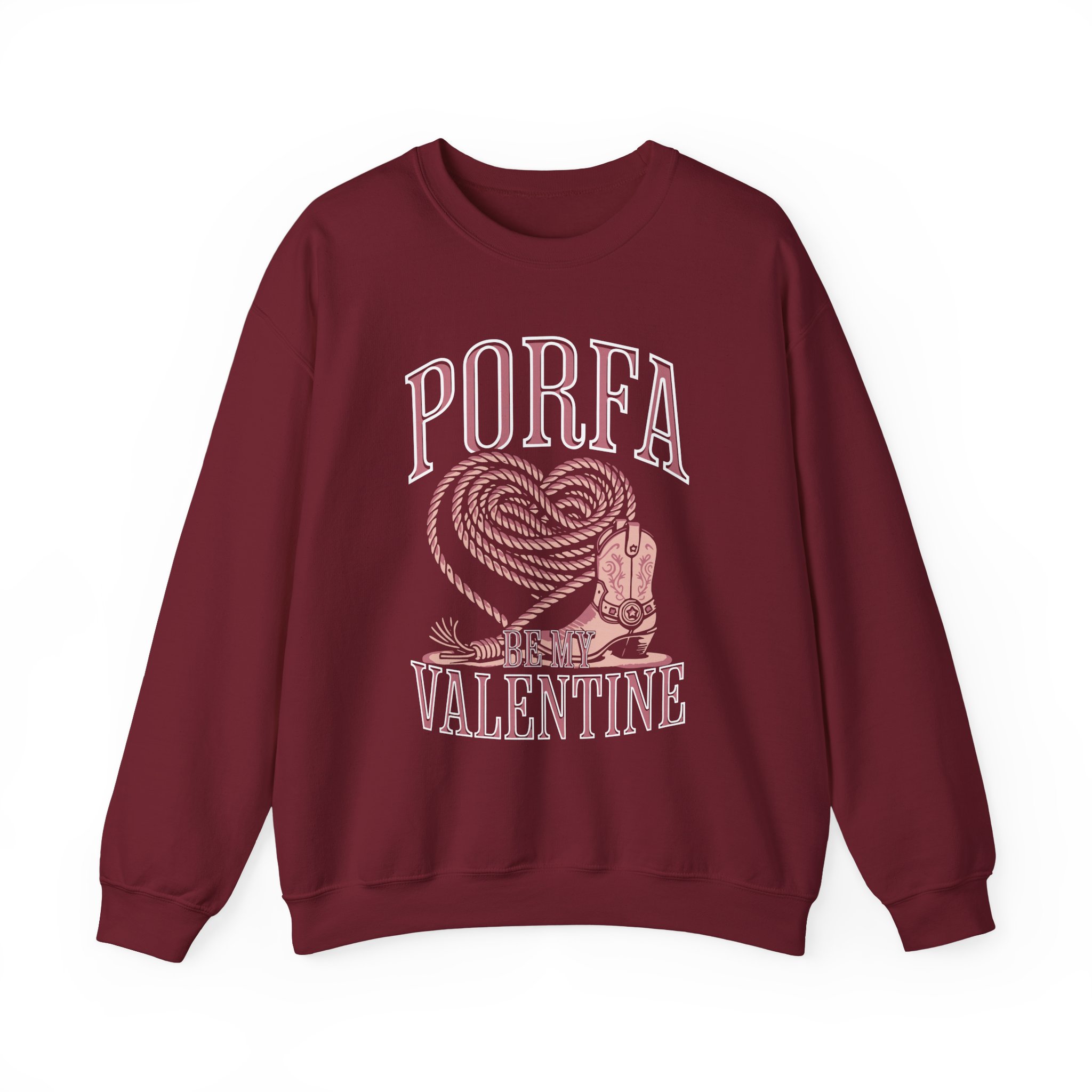 Porfa Be My Valentine Unisex Heavy Blendâ„¢ Crewneck Sweatshirt