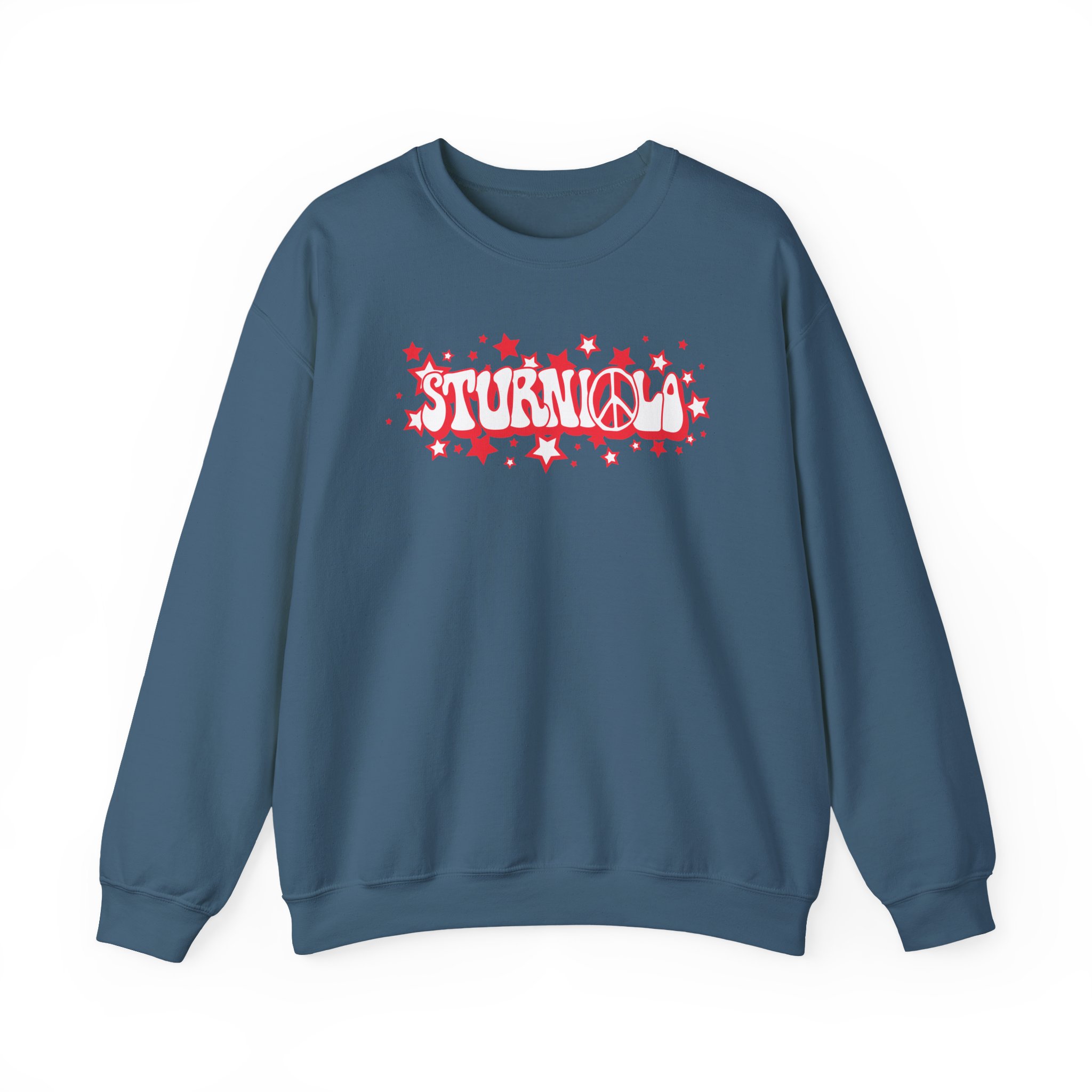Sturniolo Peace & Stars Unisex Heavy Blendâ„¢ Crewneck Sweatshirt
