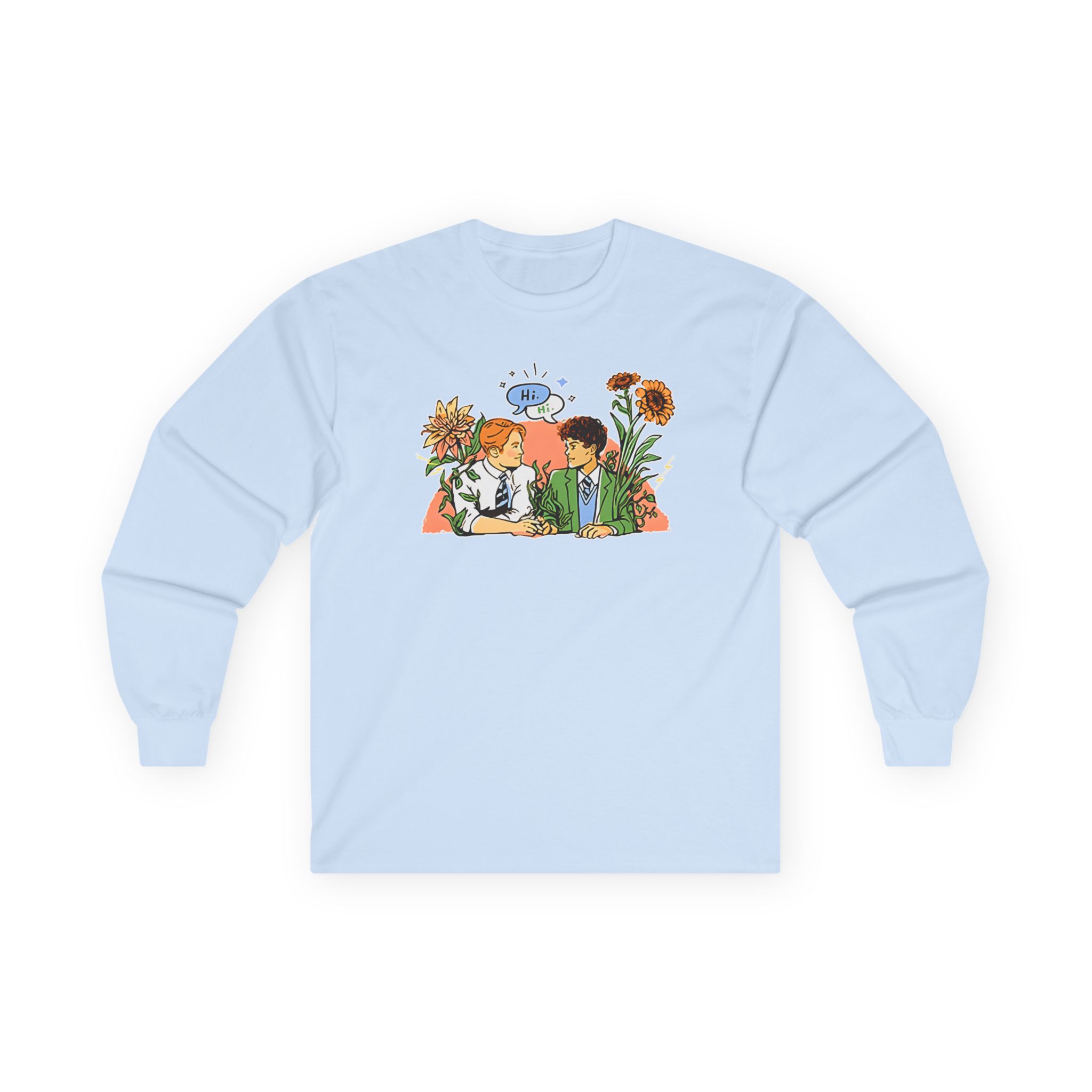Heartstopper Nick & Charlie Unisex Ultra Cotton Long Sleeve Tee