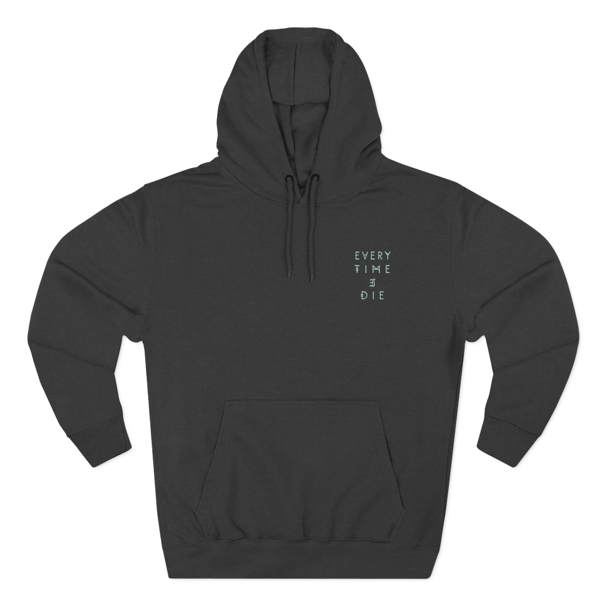 Every Time I Die Fpu Pigment Dyed Three-panel Fleece Hoodie