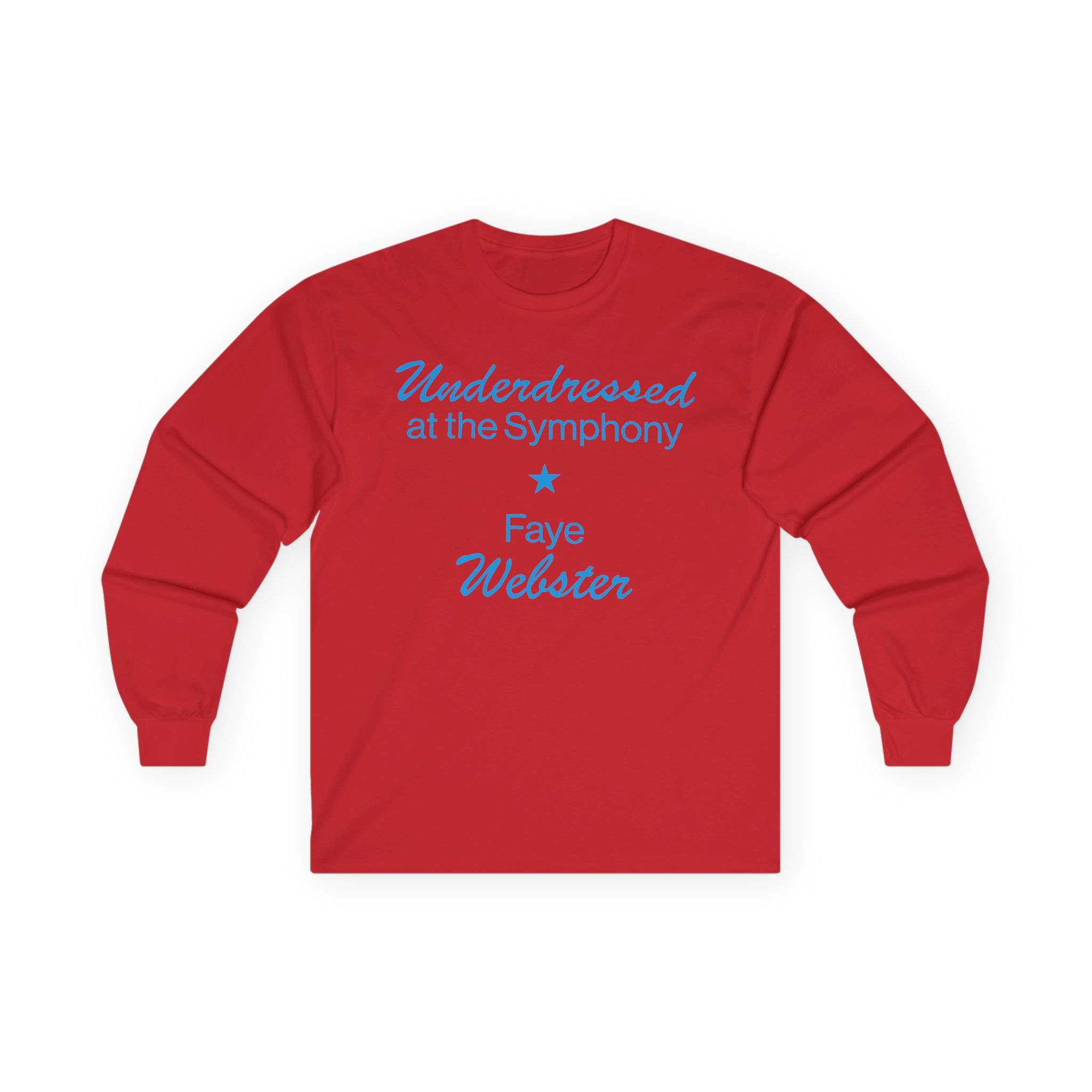 Faye Webster Underdressed at the Symphony 2024 Tour Unisex Ultra Cotton Long Sleeve Tee