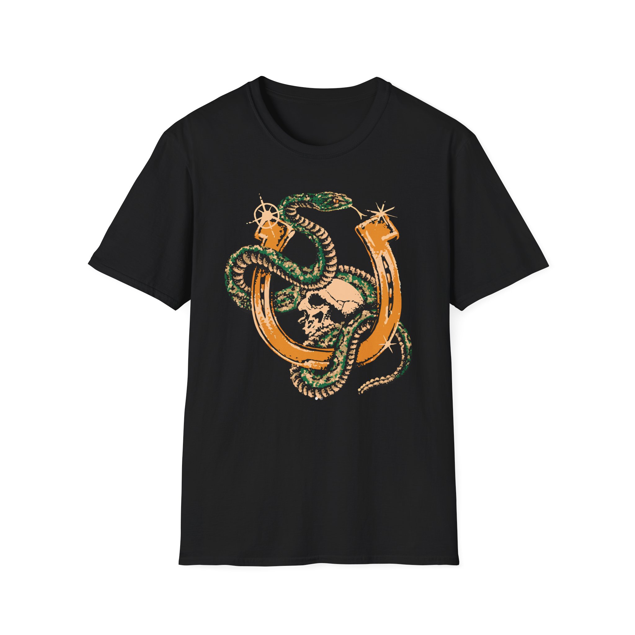 ZZ Top Snake Skull Unisex Softstyle T-Shirt