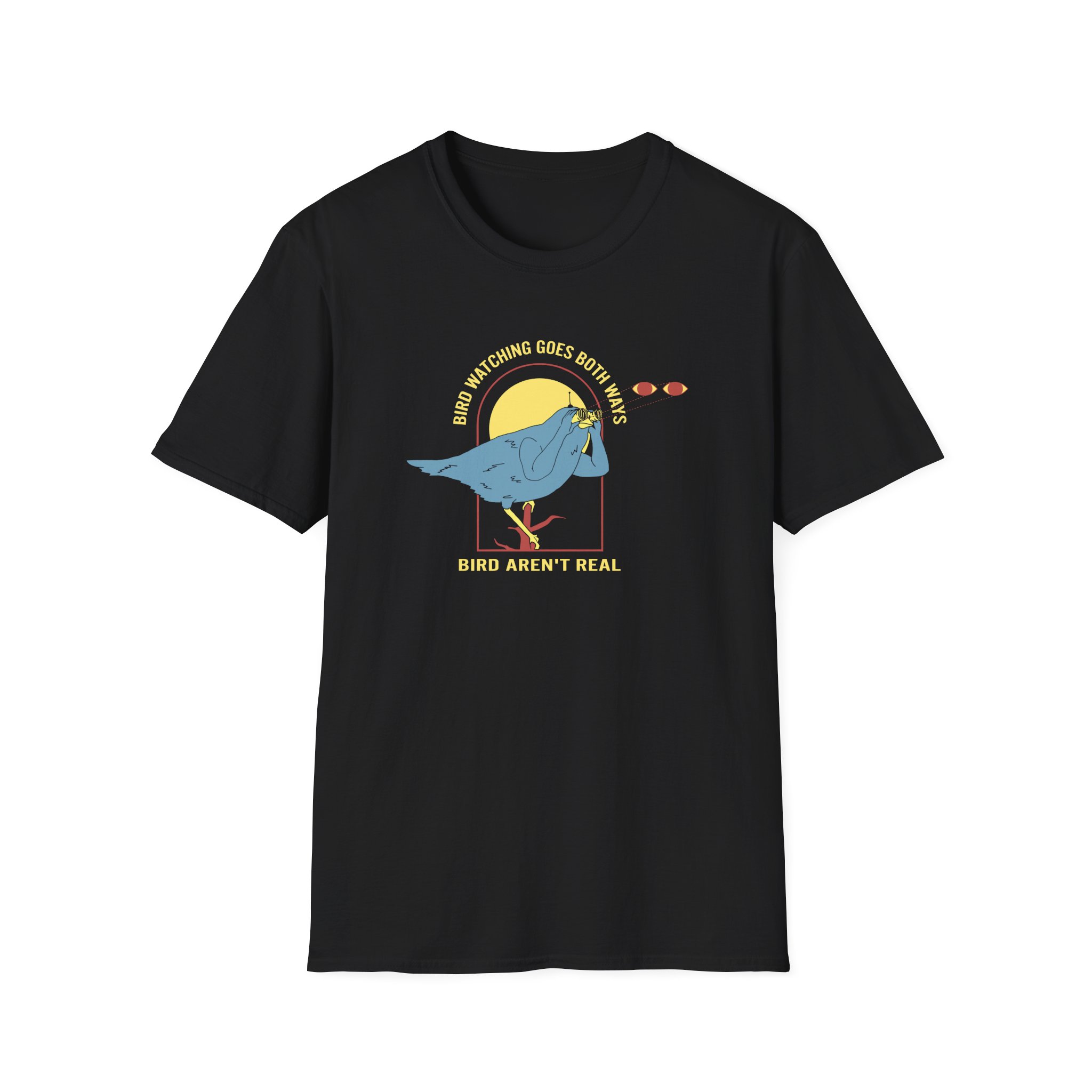 Birds Arent Real Unisex Softstyle T-Shirt