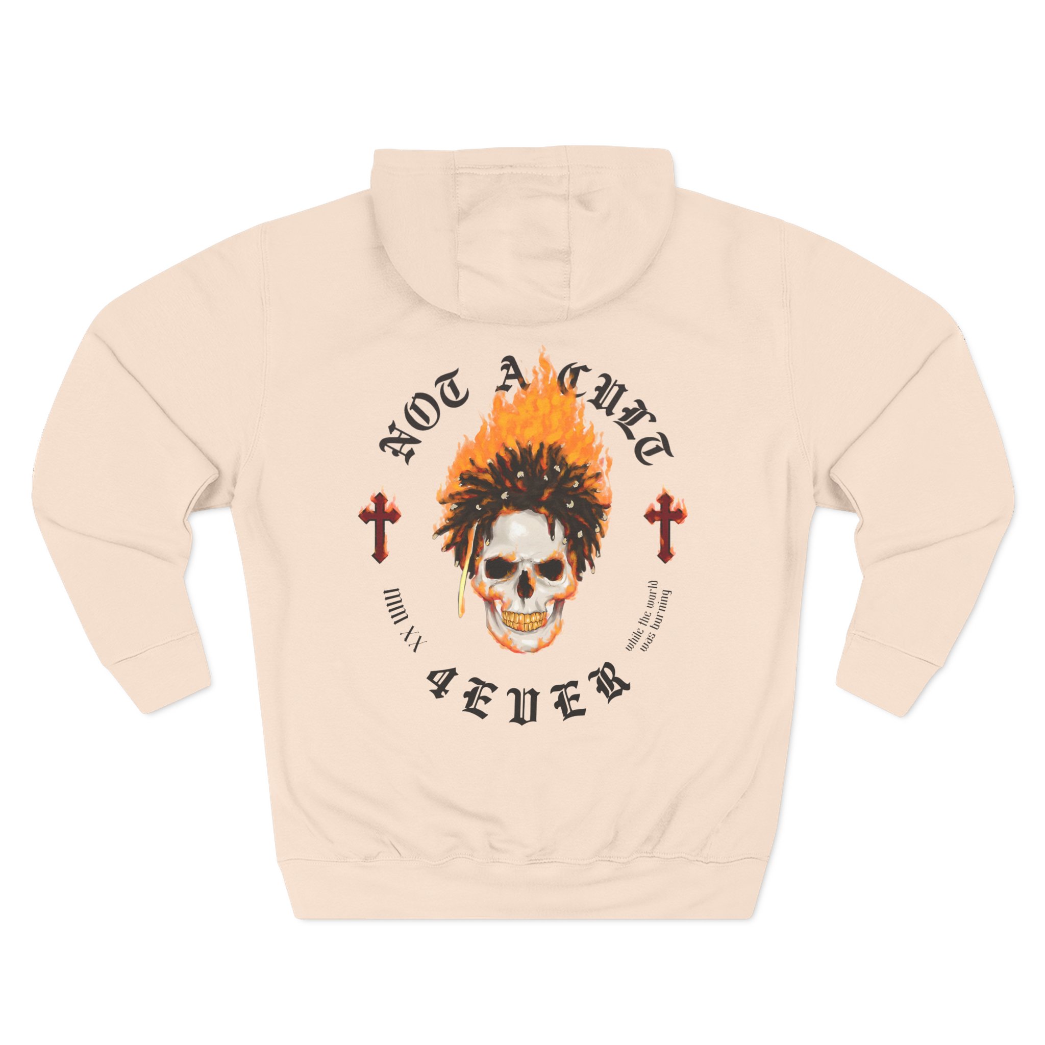 Saint Jhn Cult 4ever Three-Panel Fleece Hoodie