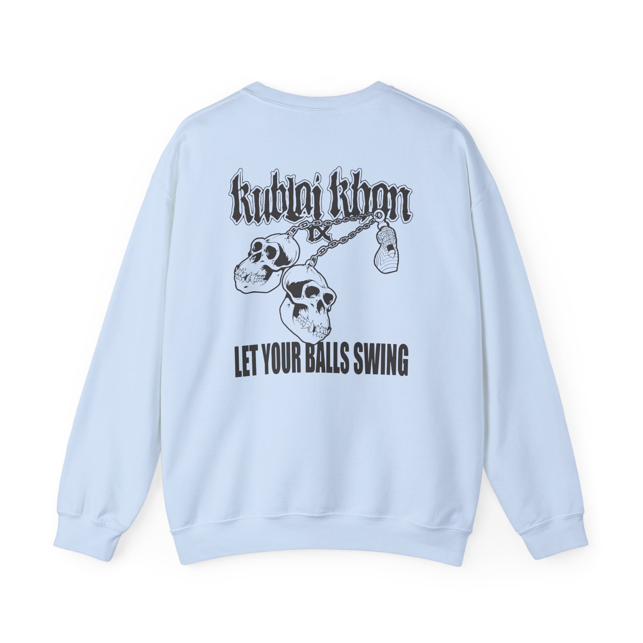 Kublai Khan - Let Your Balls Swing Unisex Heavy Blendâ„¢ Crewneck Sweatshirt