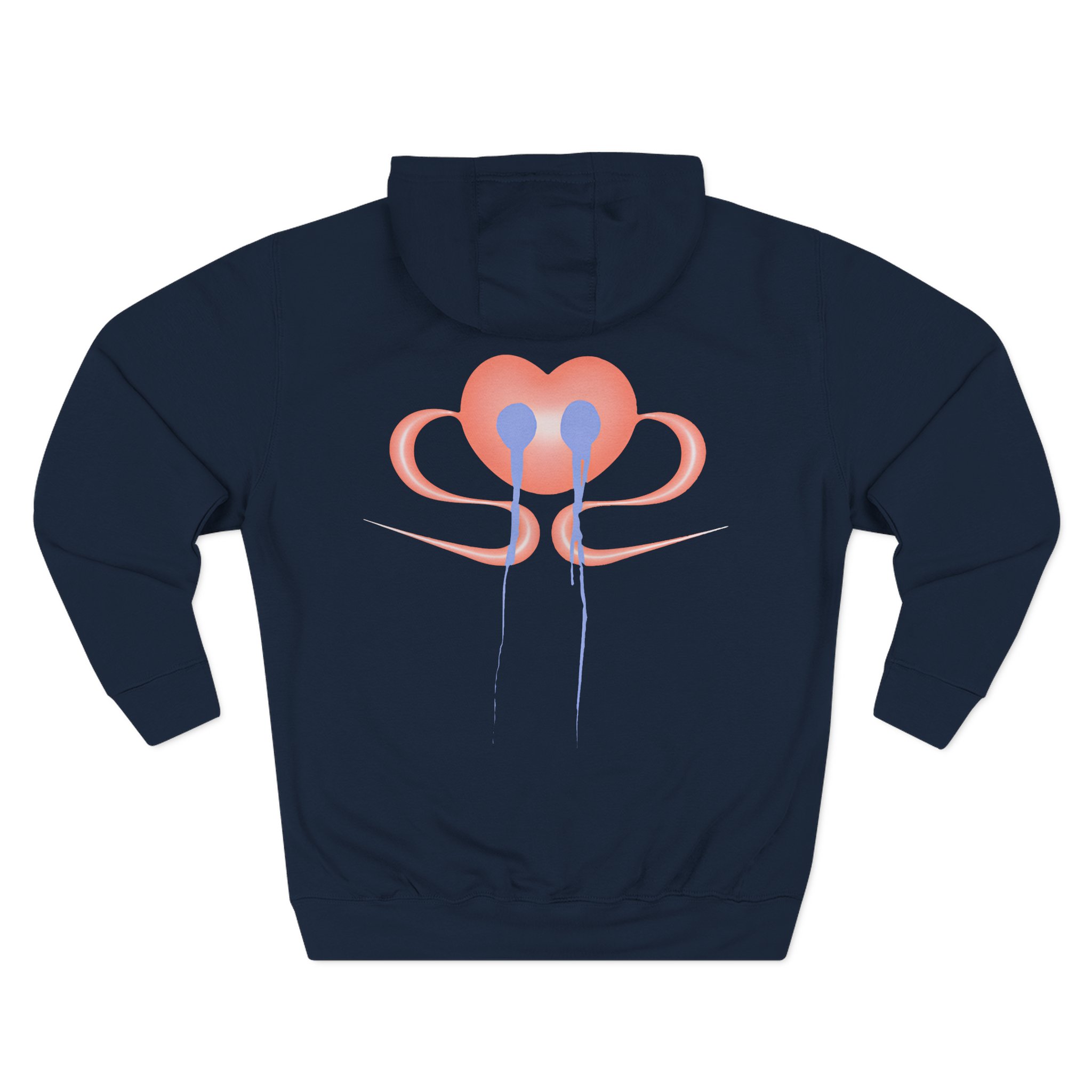 Nina Chuba Heart Three-Panel Fleece Hoodie