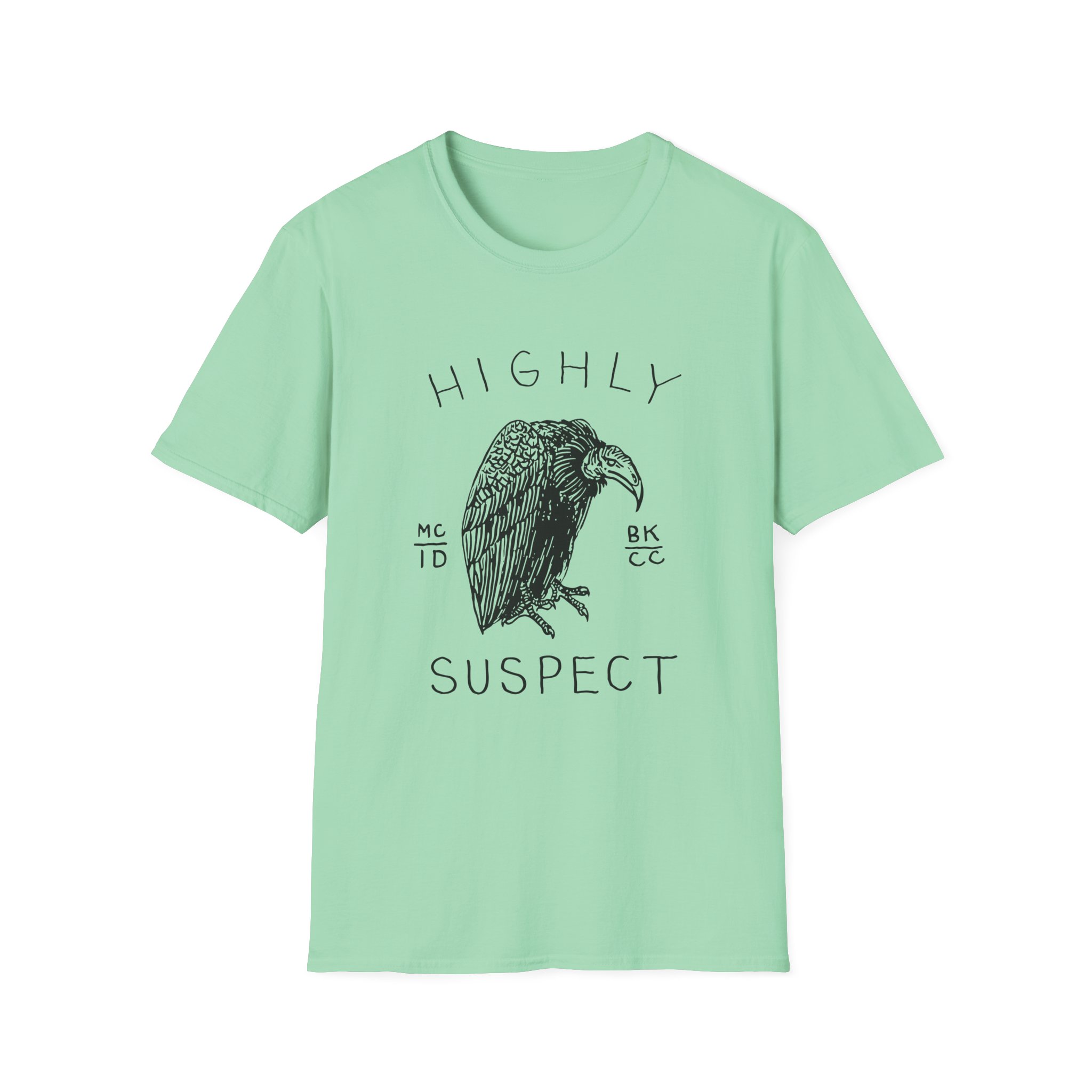Highly Suspect Vulture Natural Unisex Softstyle T-shirt