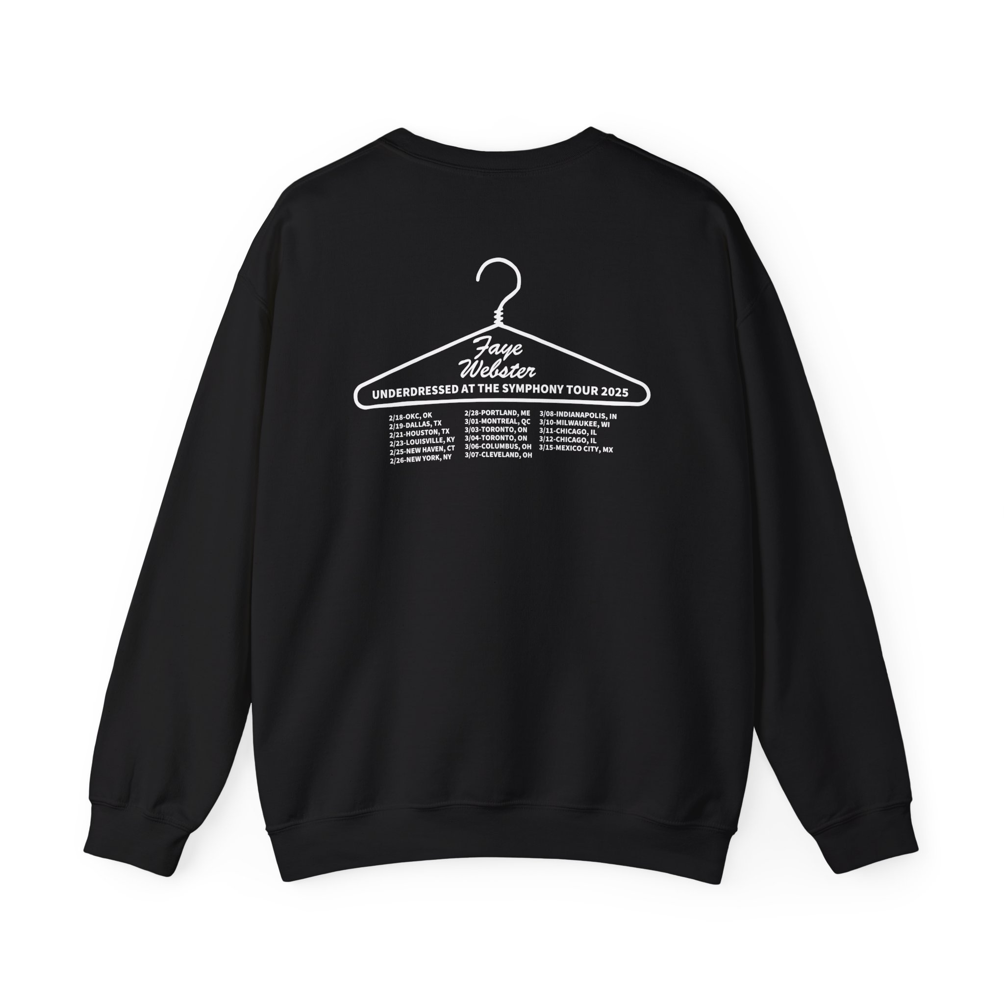 Faye Webster Underdressed at the Symphony 2025 Tour Unisex Heavy Blendâ„¢ Crewneck Sweatshirt