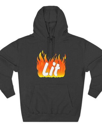 Dobre brothers Lit fire Three-Panel Fleece Hoodie