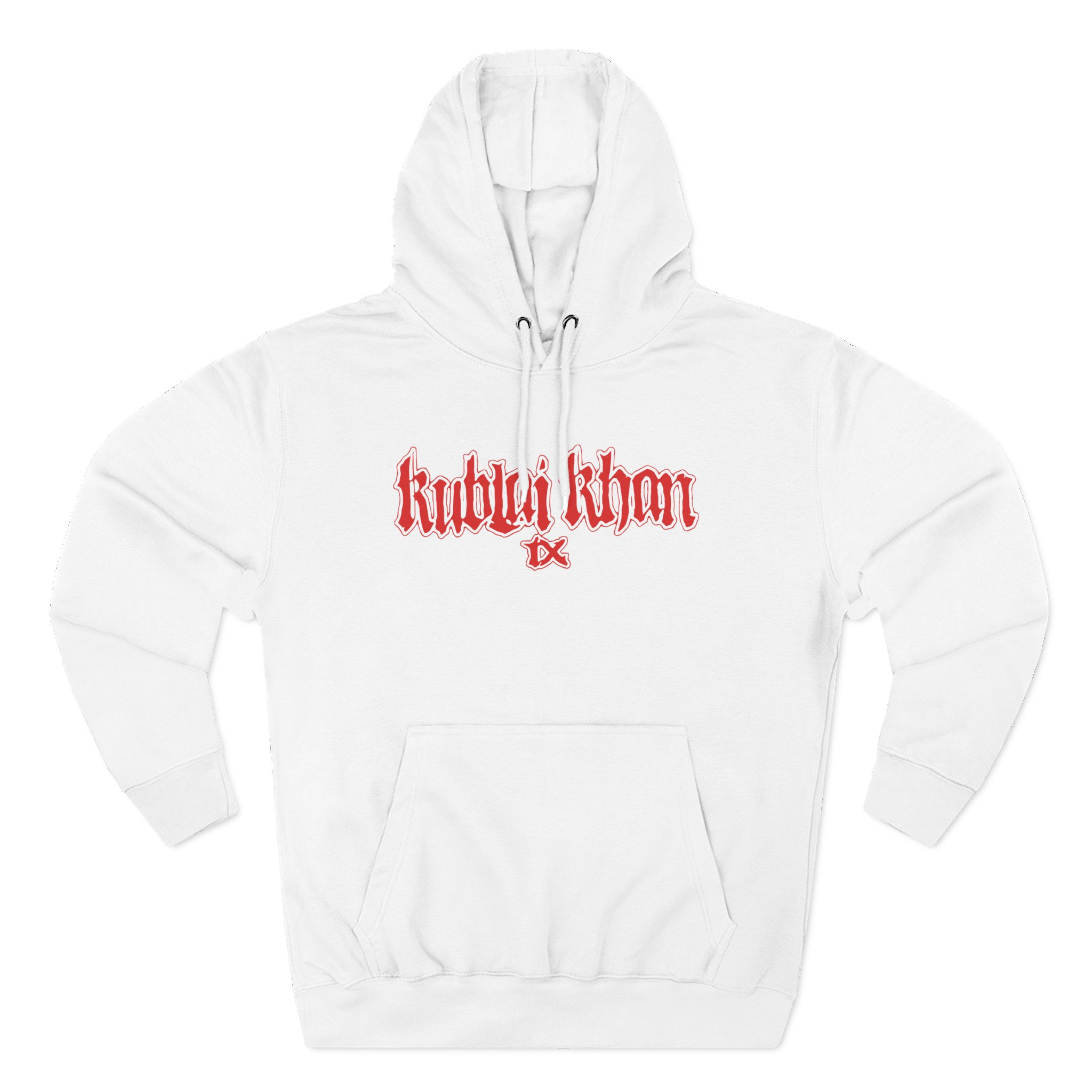 Kublai Khan - Monkey Skull Three-Panel Fleece Hoodie