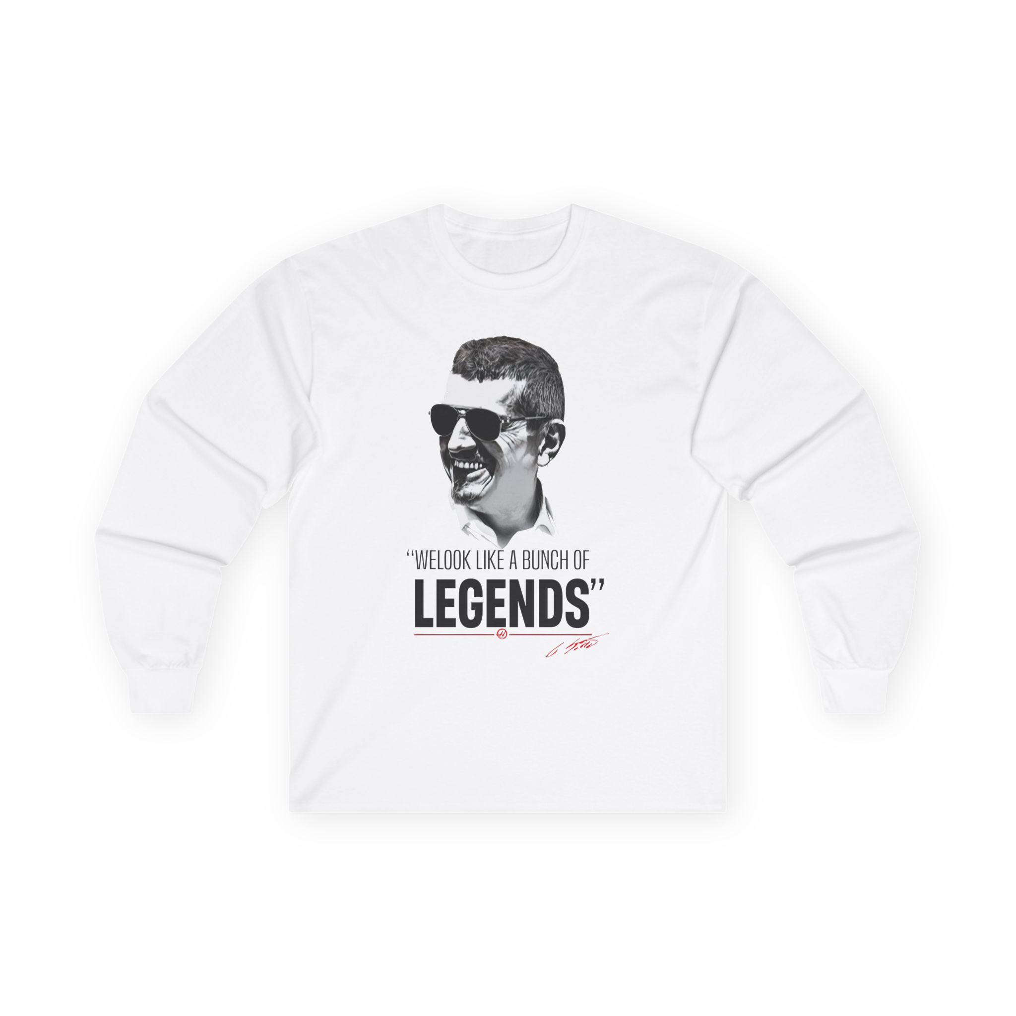 Haas F1 Guenther Steiner Legends Unisex Ultra Cotton Long Sleeve Tee