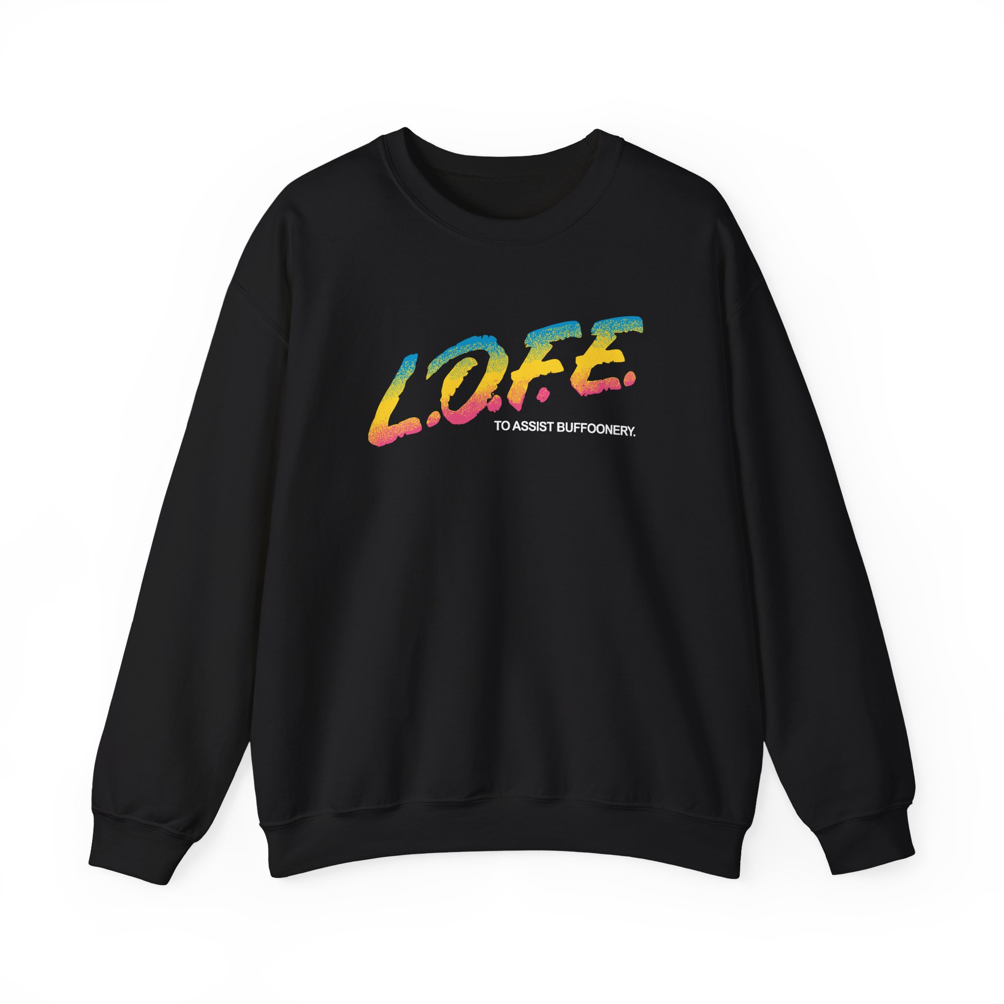 Lofe to Assist Buffoonery Unisex Heavy Blendâ„¢ Crewneck Sweatshirt