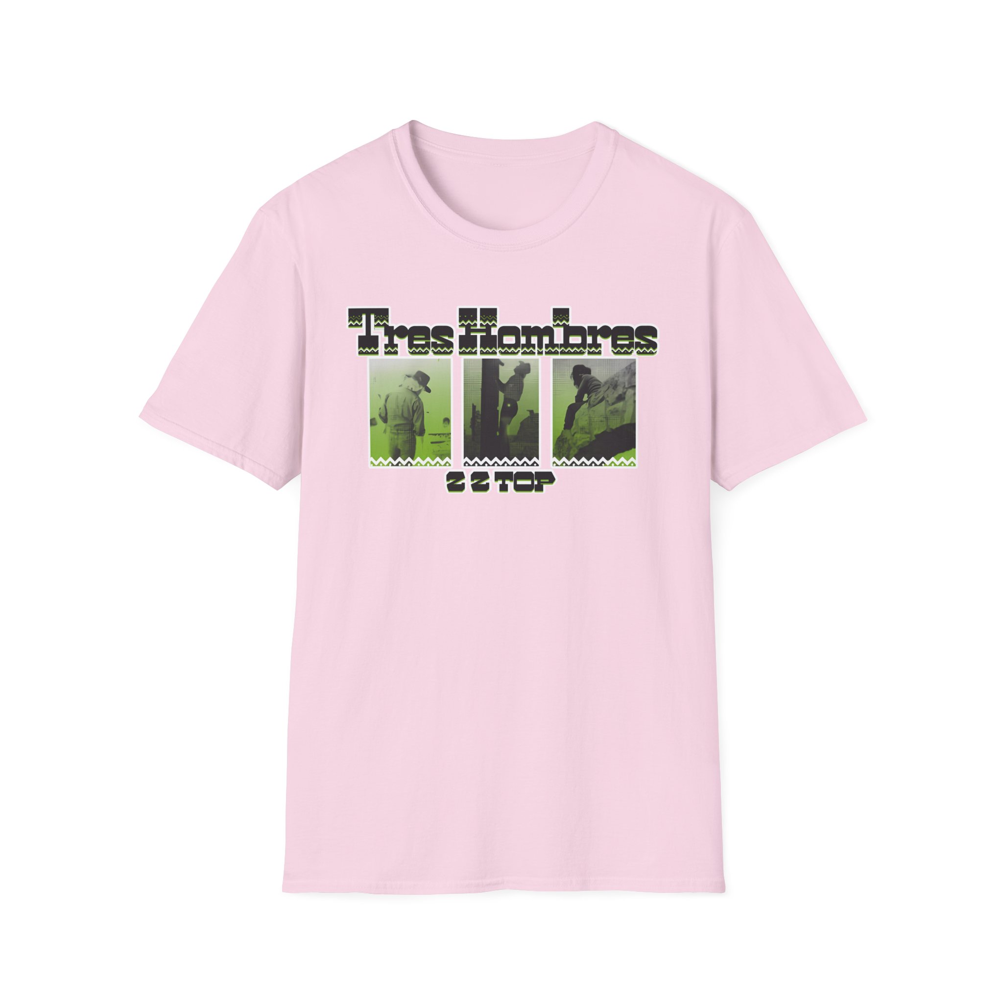 ZZ Top 3 Hombres Unisex Softstyle T-Shirt