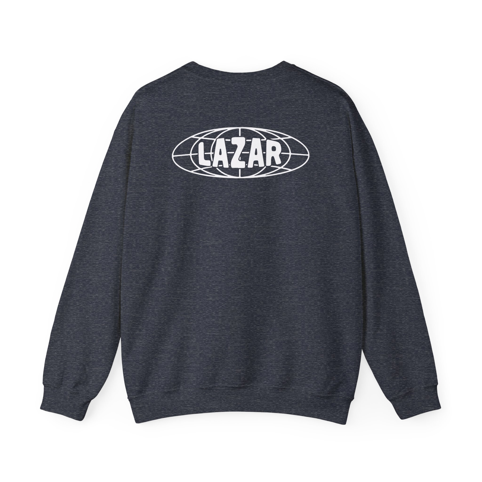 Lazarbeam Globe Indigo Unisex Heavy Blendâ„¢ Crewneck Sweatshirt