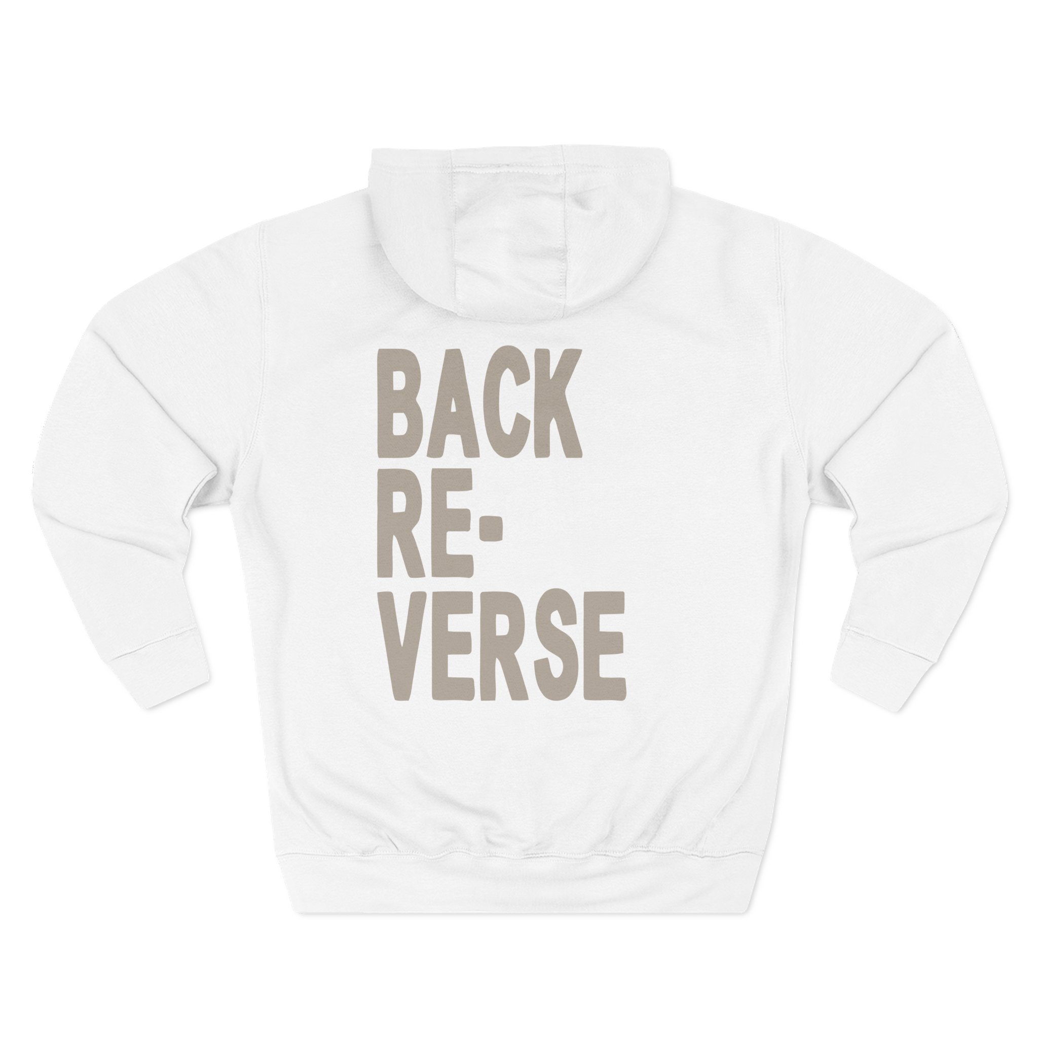Armchair Expert Reverse Back Three-Panel Fleece Hoodie