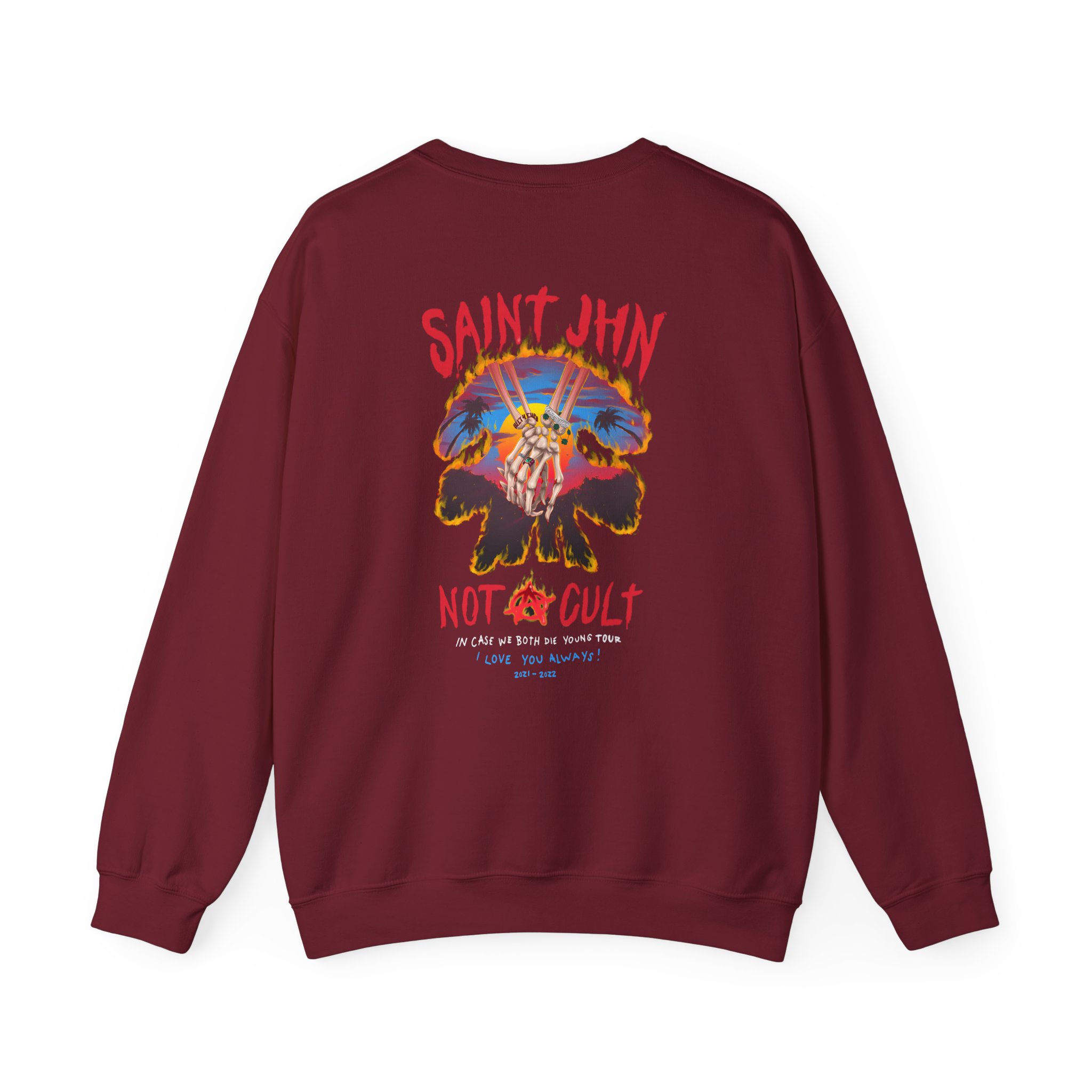Saint Jhn Horse Stampede Unisex Heavy Blendâ„¢ Crewneck Sweatshirt