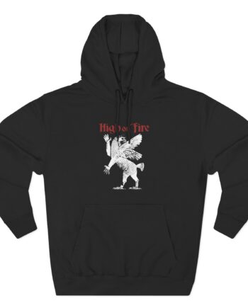 High on Fire Gryphon Three-Panel Fleece Hoodie