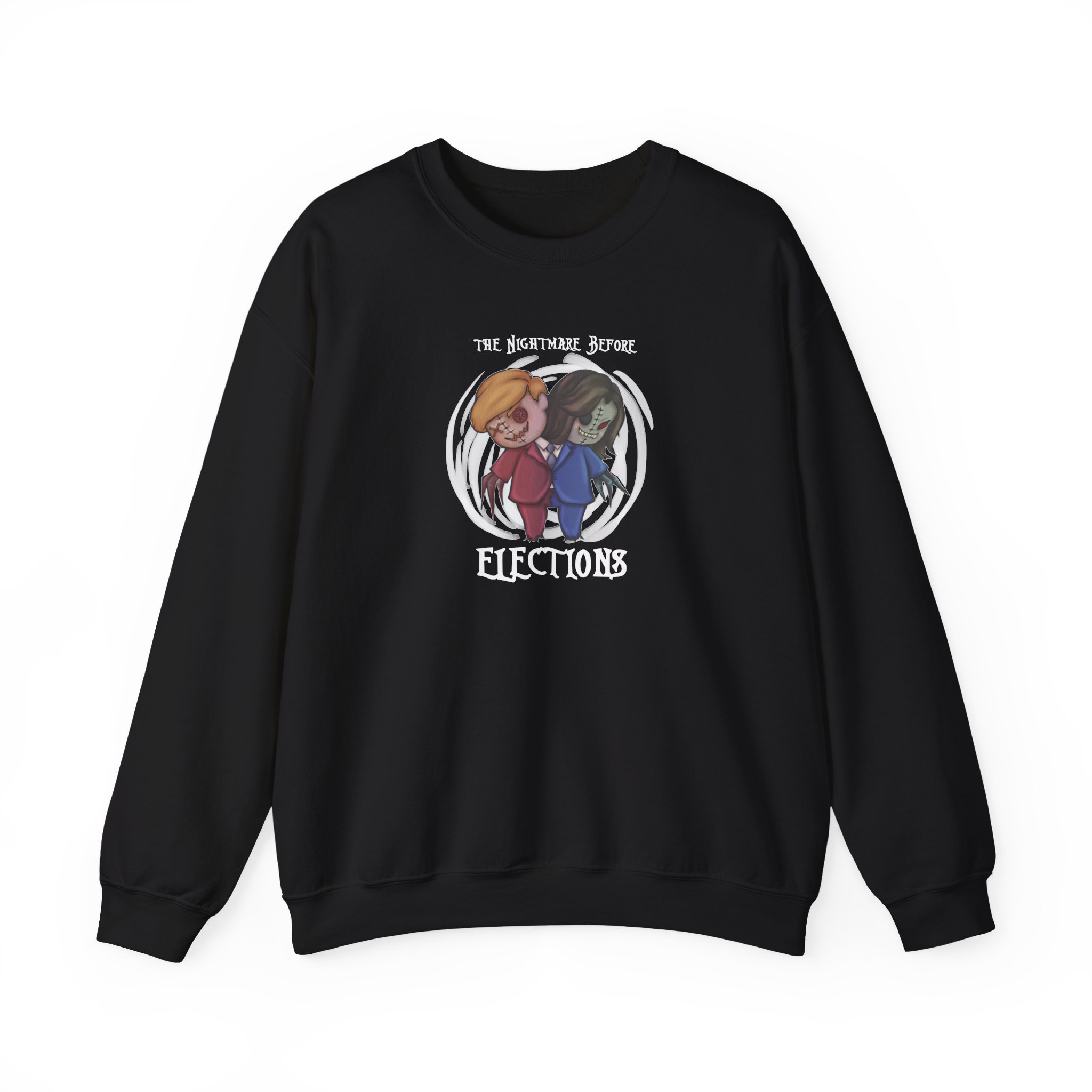 Mister Metokur Nightmare Before Elections Unisex Heavy Blendâ„¢ Crewneck Sweatshirt