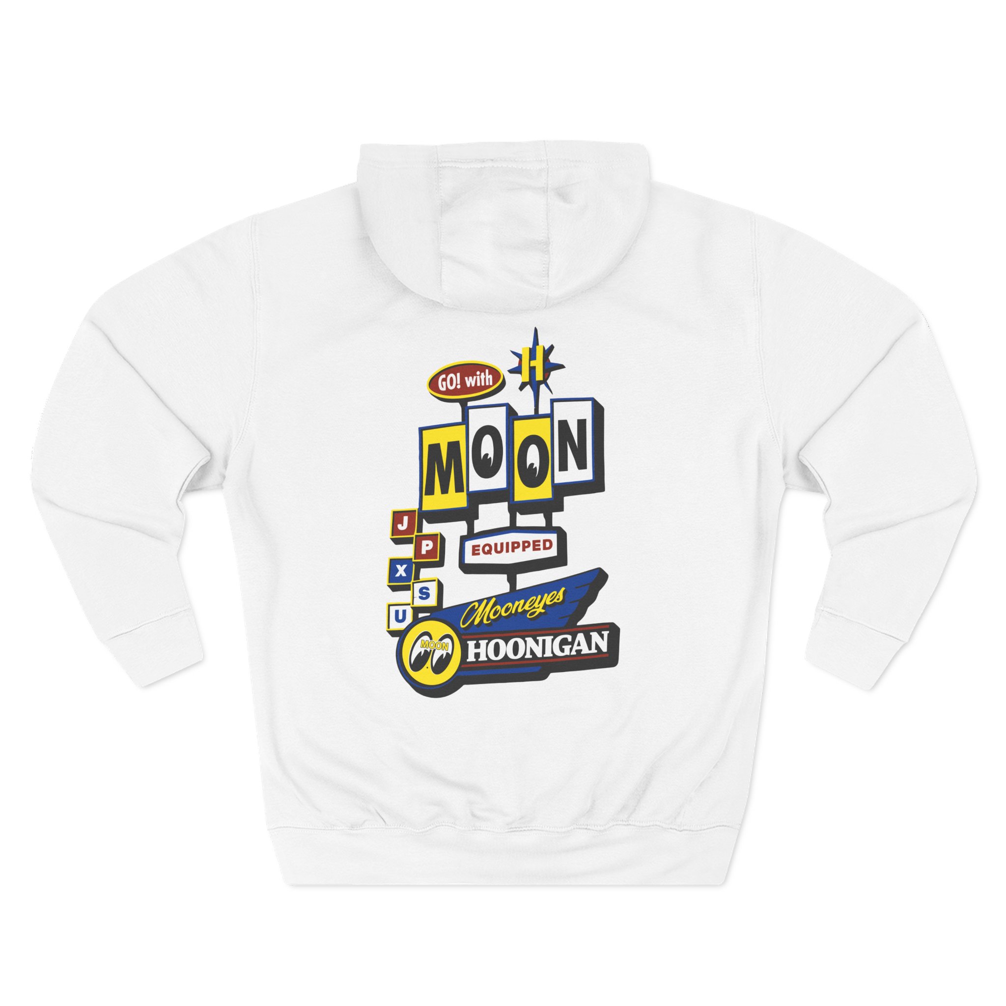 Ken Block Hoonigan X Mooneyes Moonmotel Three-Panel Fleece Hoodie
