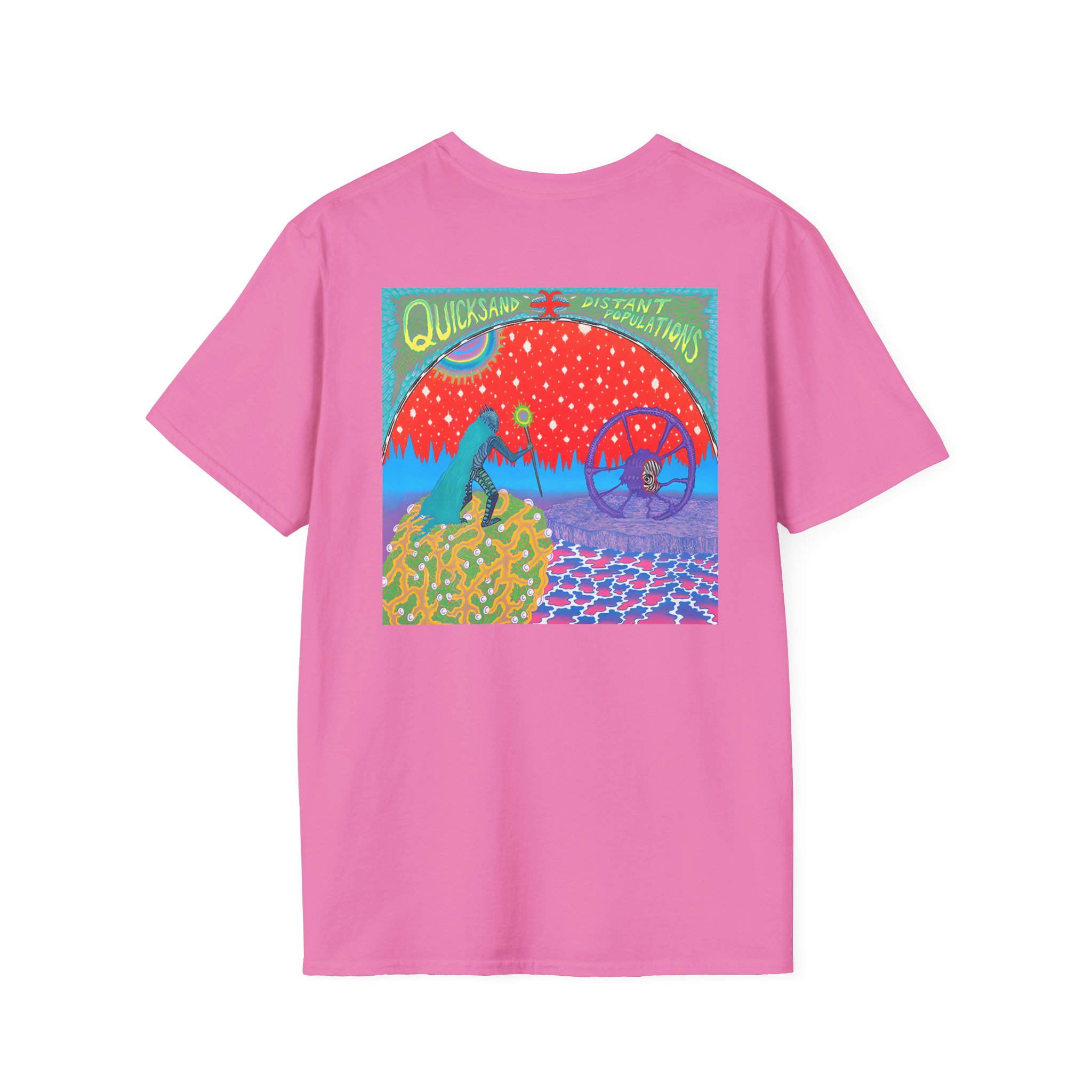 Quicksand Distant Populations Unisex Softstyle T-Shirt