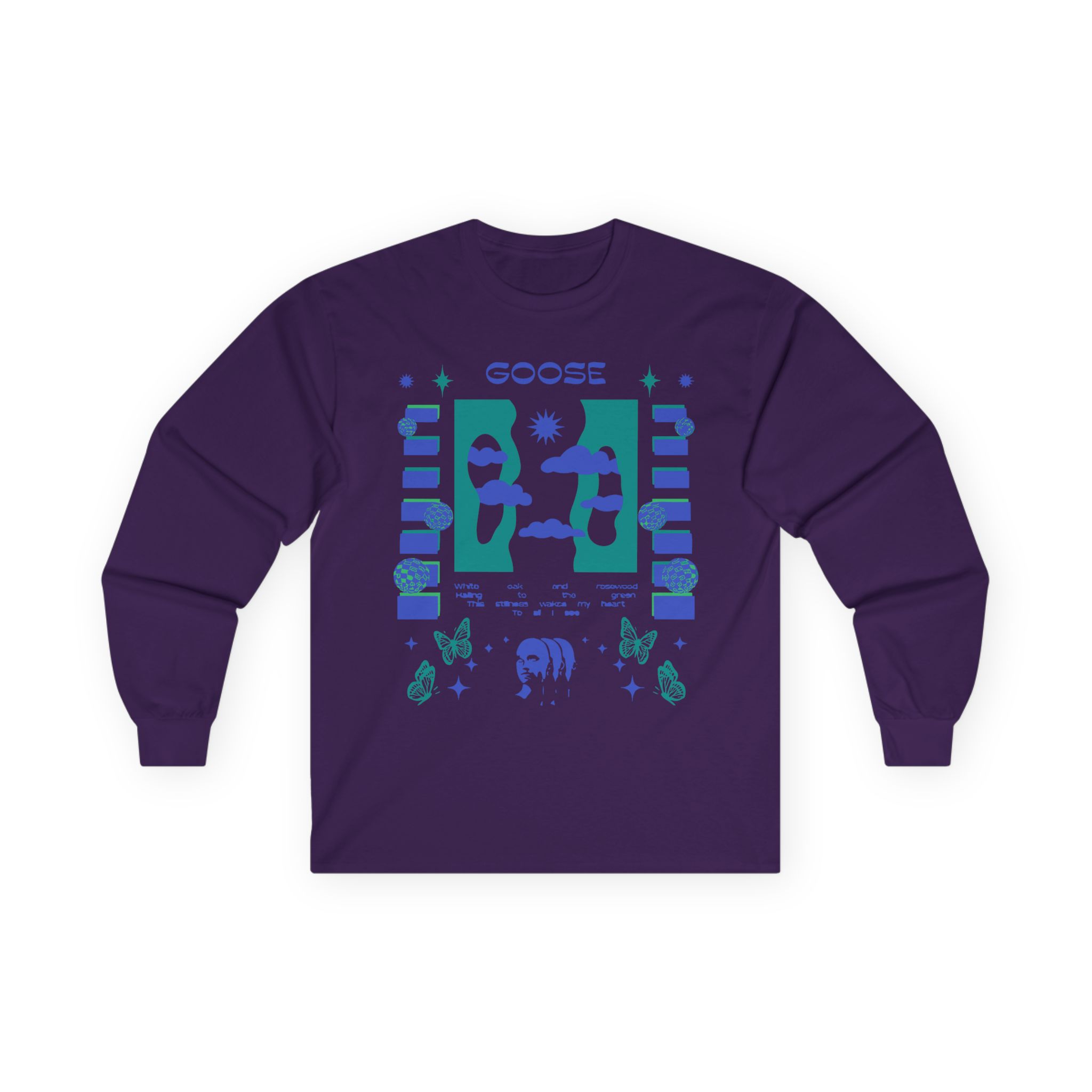 Goose Rosewood Unisex Ultra Cotton Long Sleeve Tee