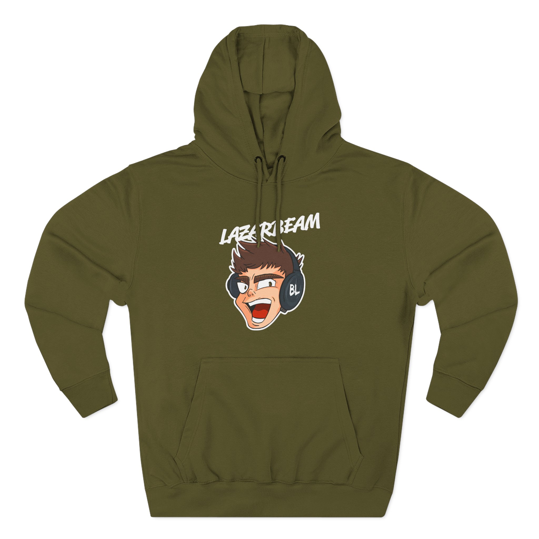 Lazarbeam Three-Panel Fleece Hoodie