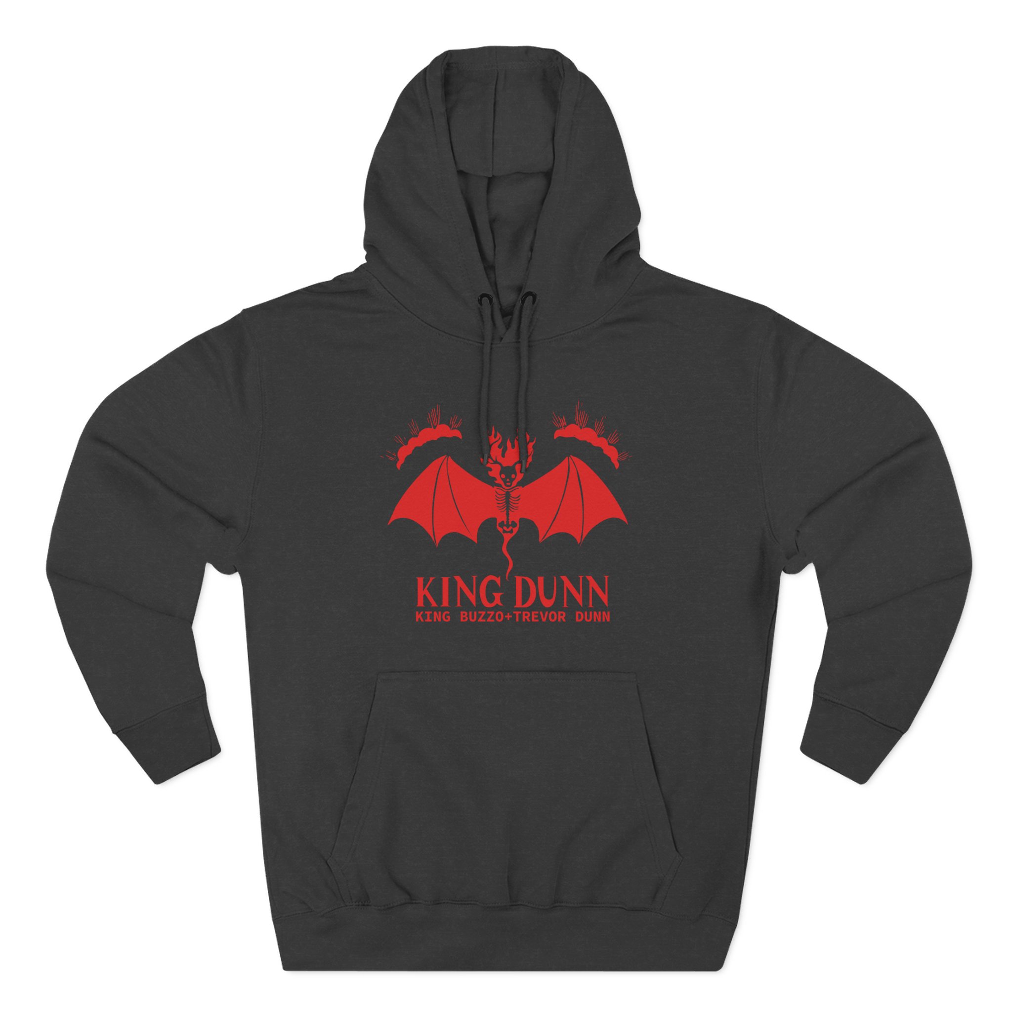 Melvins King Dunn King Buzzo Trevor Dunn Three-Panel Fleece Hoodie