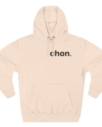 Chon Succulents Pigment Lemon Three-Panel Fleece Hoodie