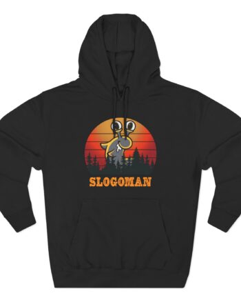 Slogoman Three-Panel Fleece Hoodie