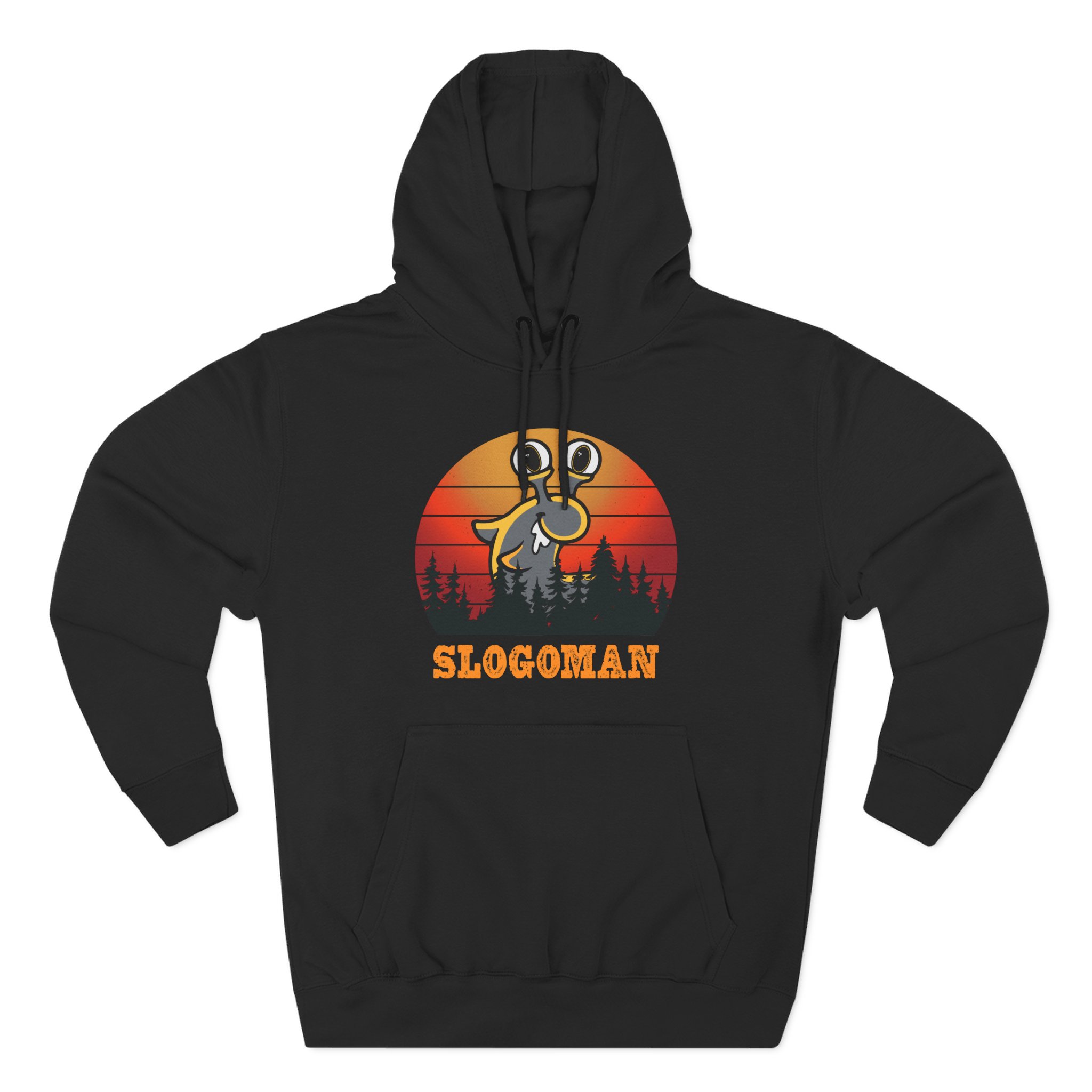 Slogoman Three-Panel Fleece Hoodie