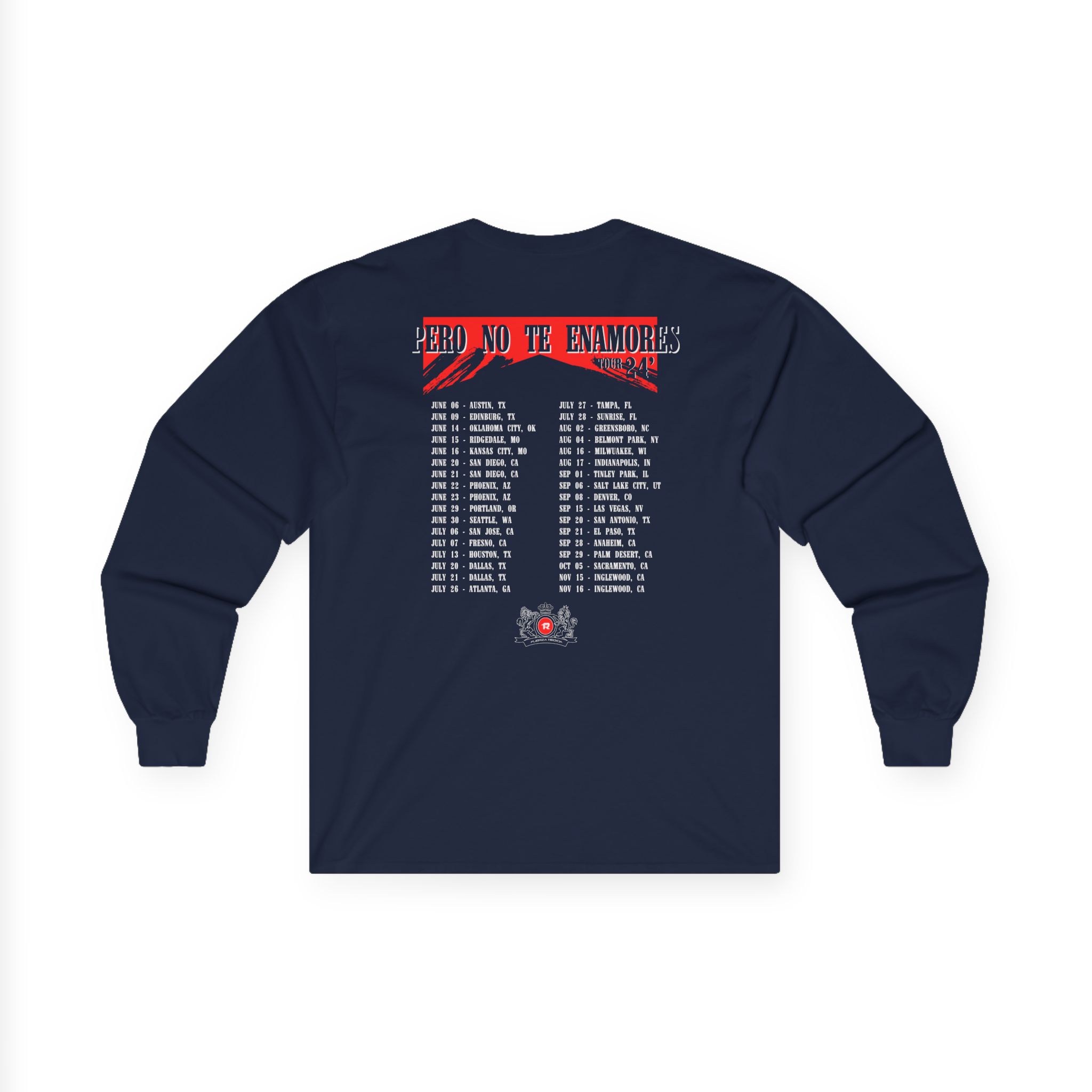 Fuerza Regida Fr Tour Dates Unisex Ultra Cotton Long Sleeve Tee