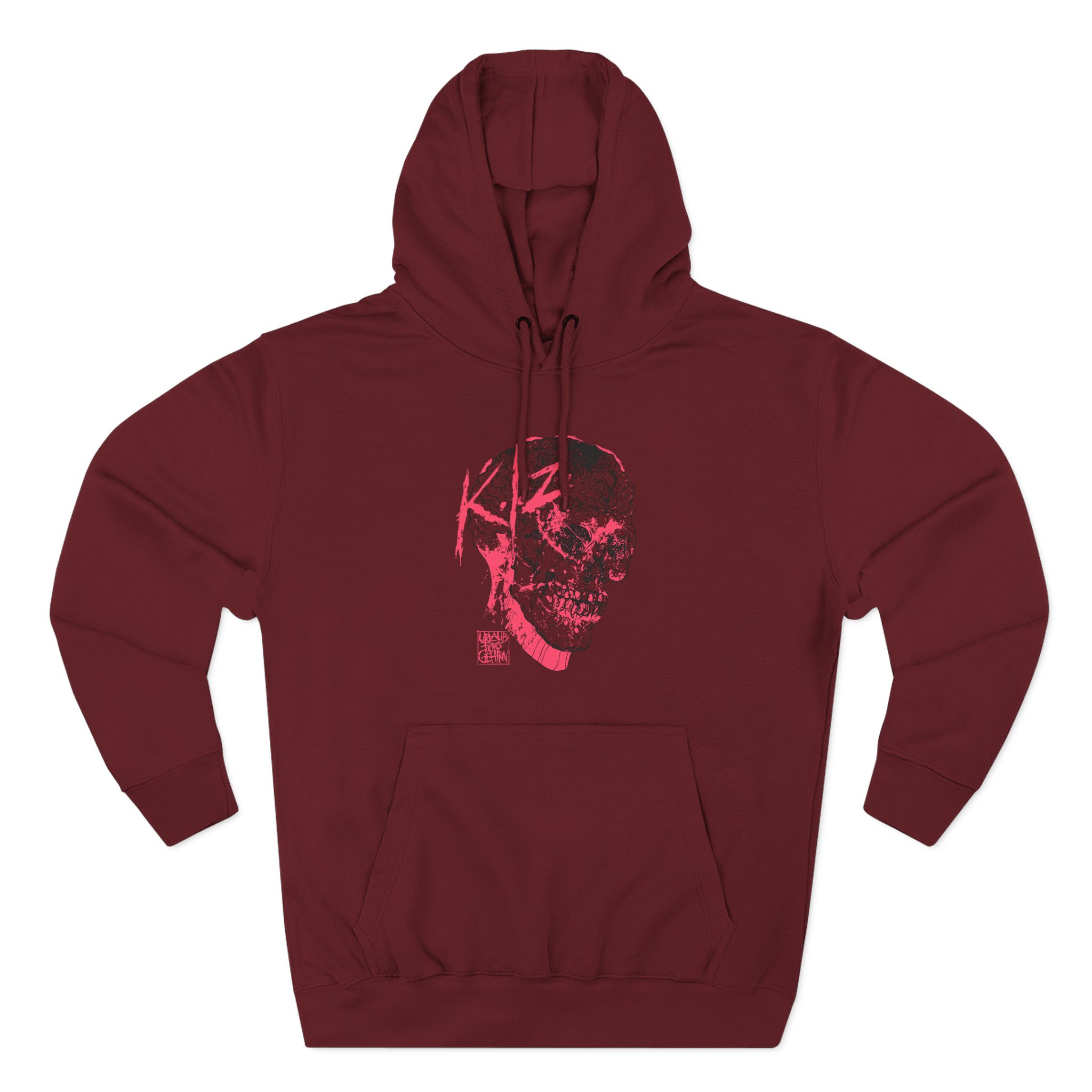 Kiz Brain Three-Panel Fleece Hoodie