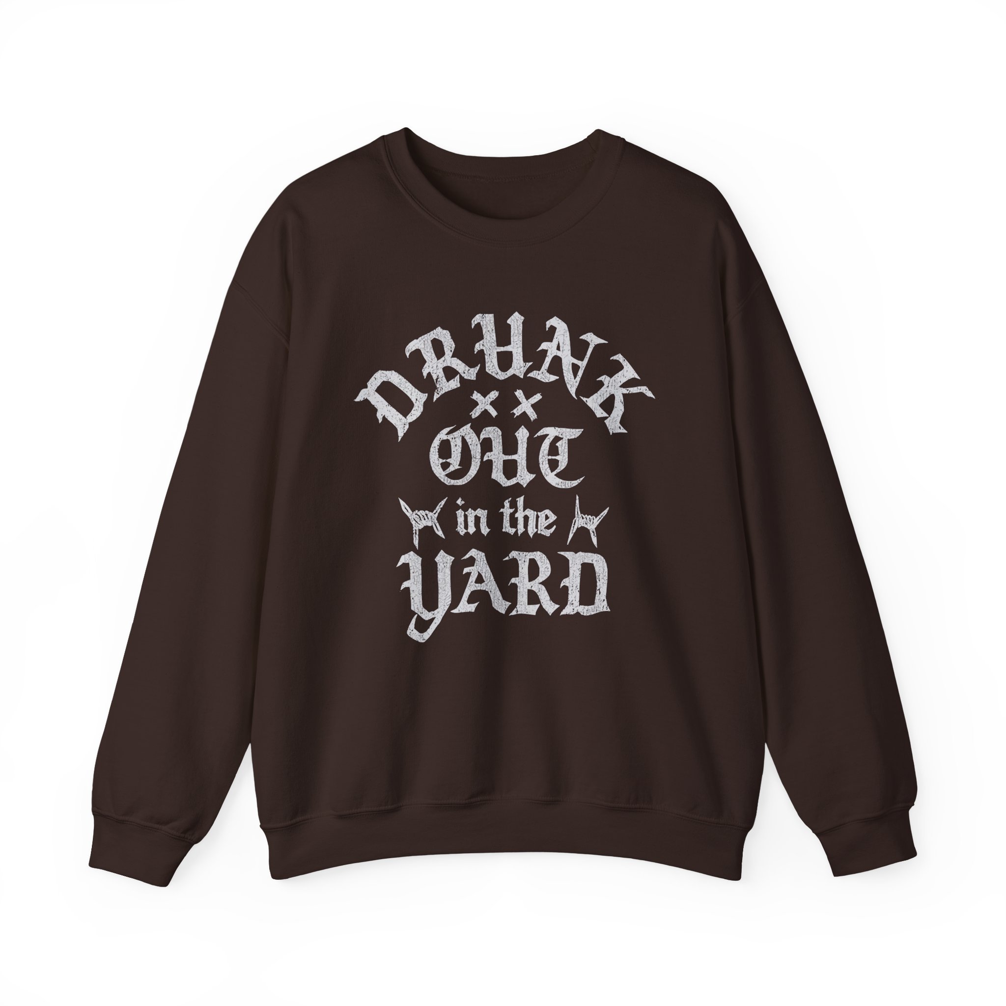 Hardy Drunk Out in the Yard Unisex Heavy Blendâ„¢ Crewneck Sweatshirt