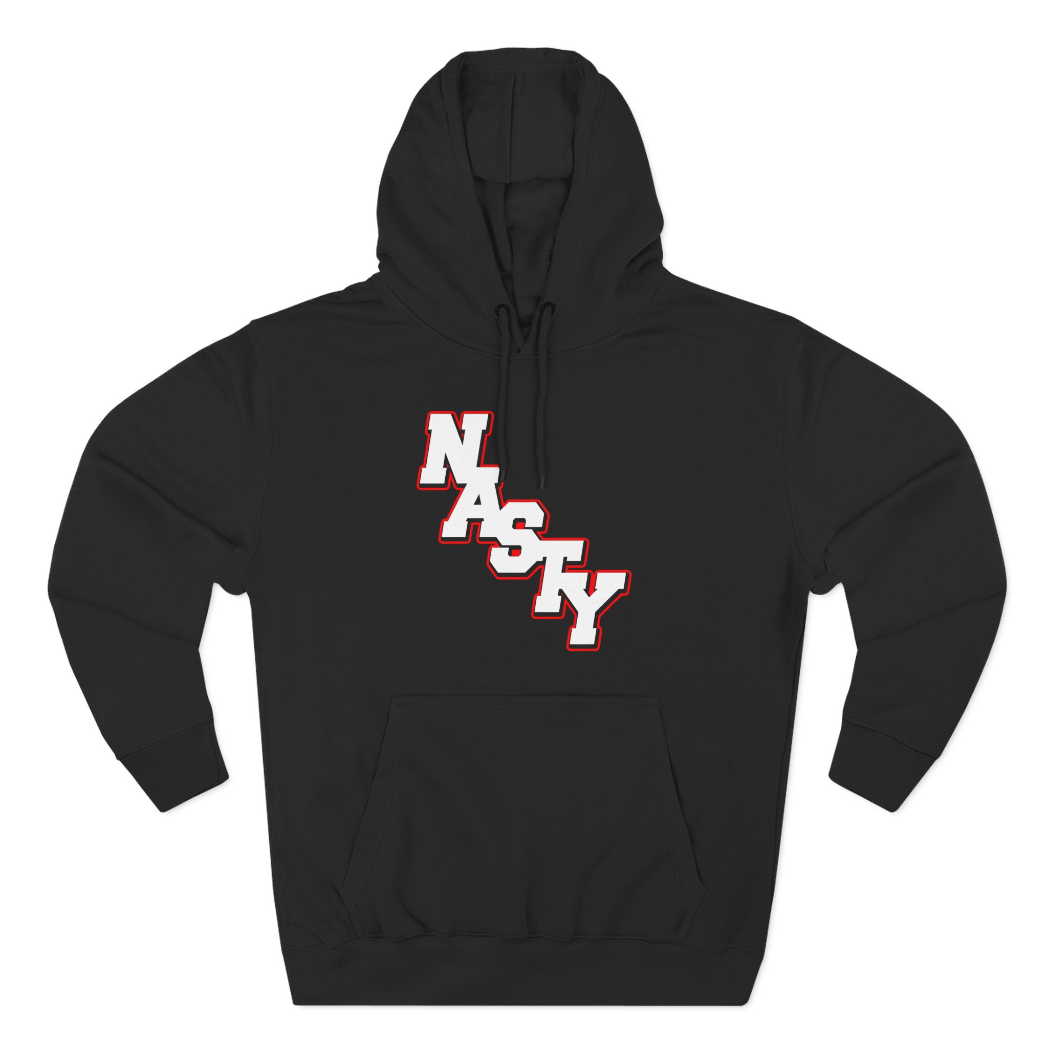 Nasty Three-Panel Fleece Hoodie