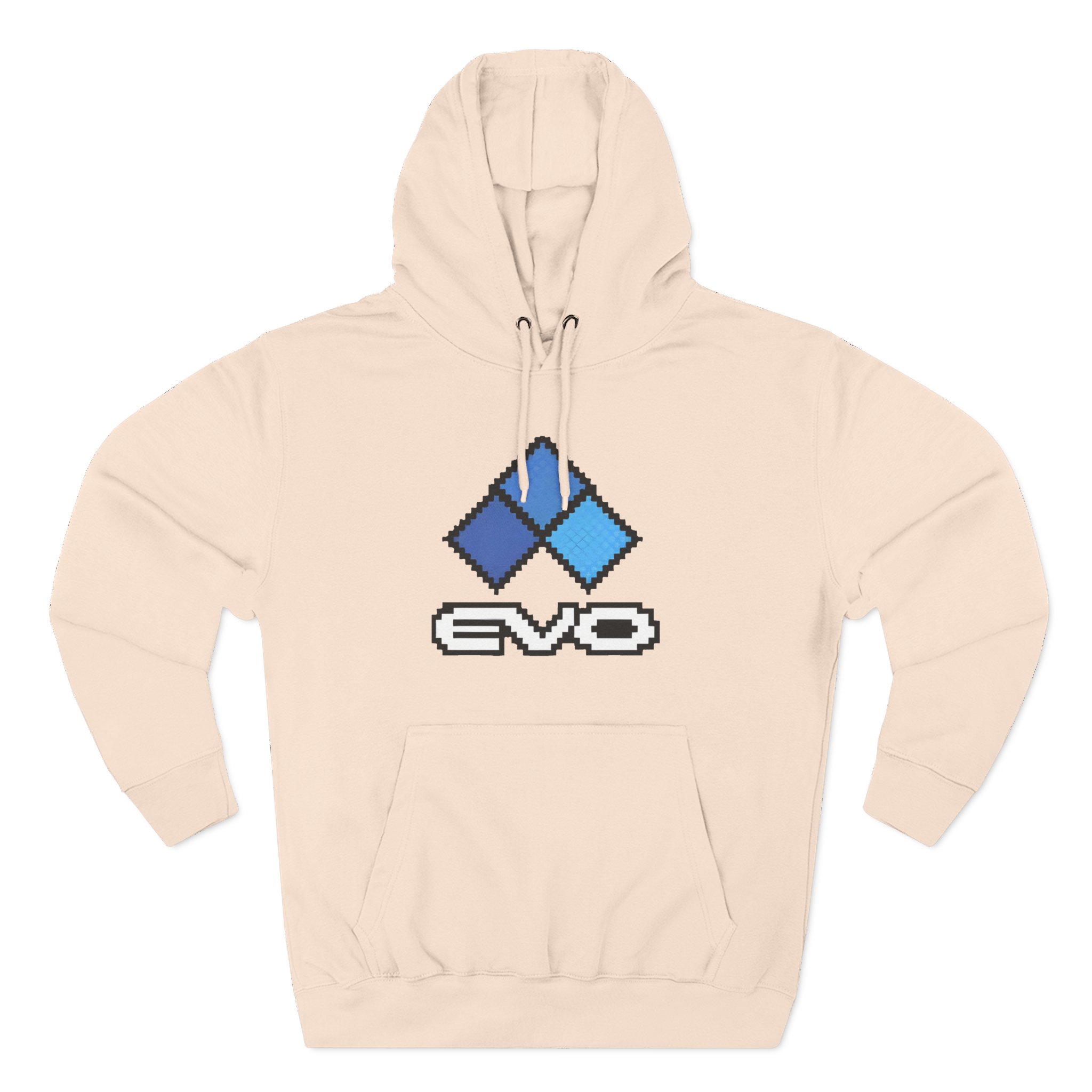 Evo 8 Bit Logo Returns Three-Panel Fleece Hoodie
