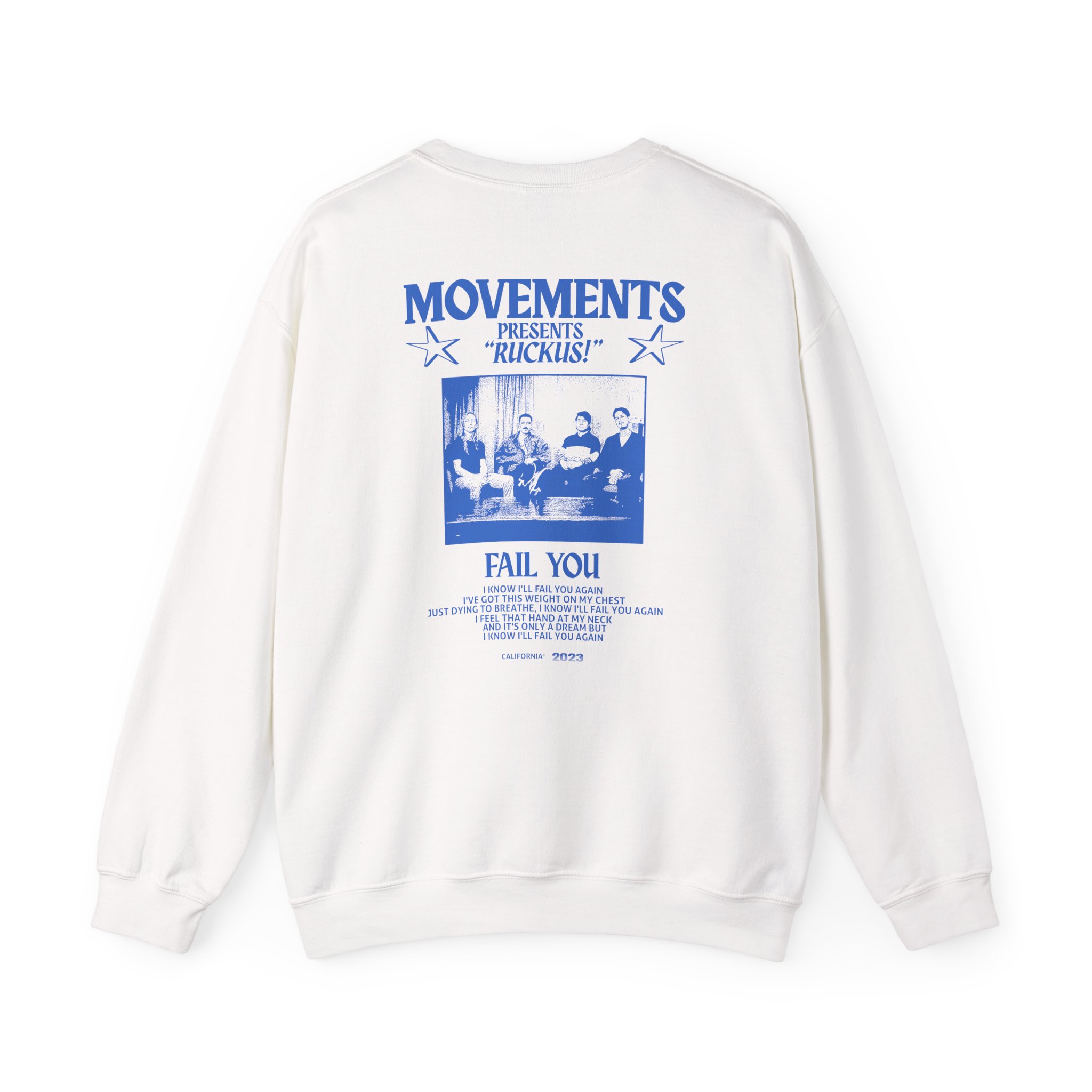 Movements Fail You Photo Unisex Heavy Blendâ„¢ Crewneck Sweatshirt