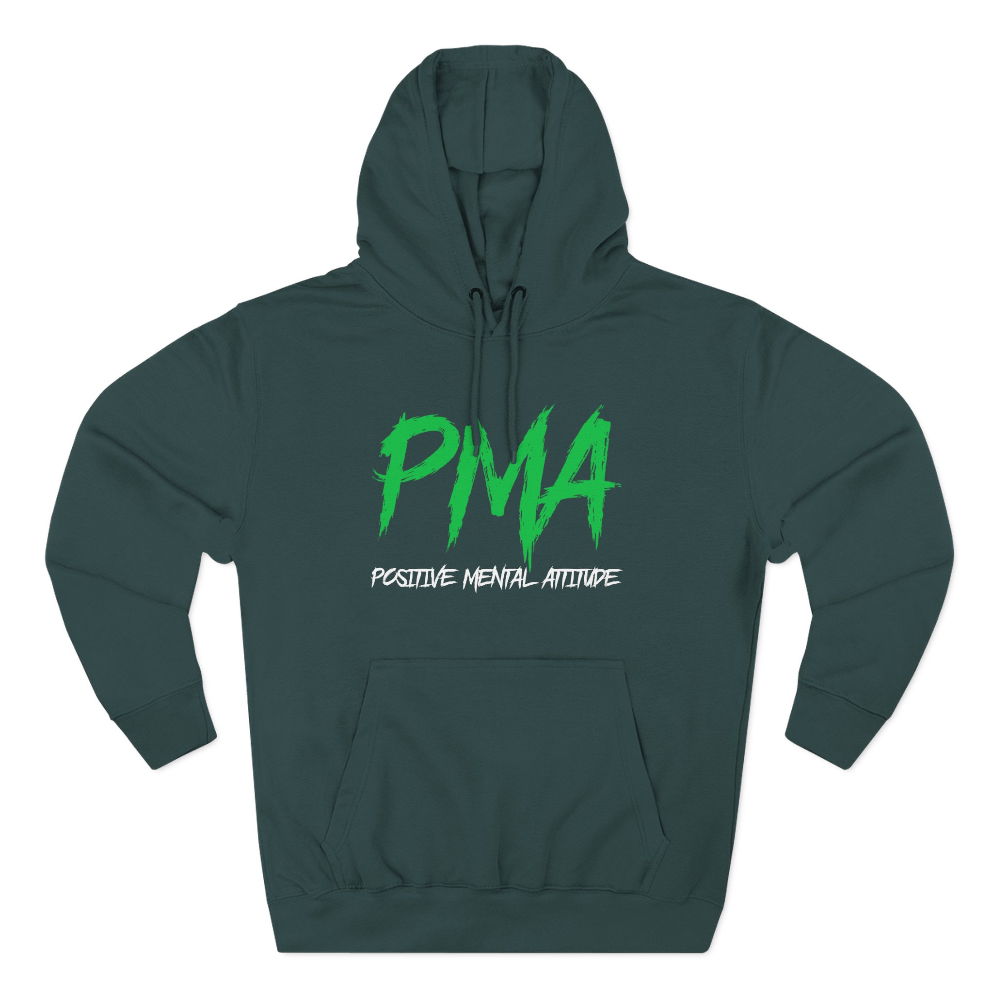 Pma Positive Mental Attitude Three-Panel Fleece Hoodie