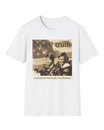 Brutal Truth Evolution Through Revolution Unisex Softstyle T-Shirt
