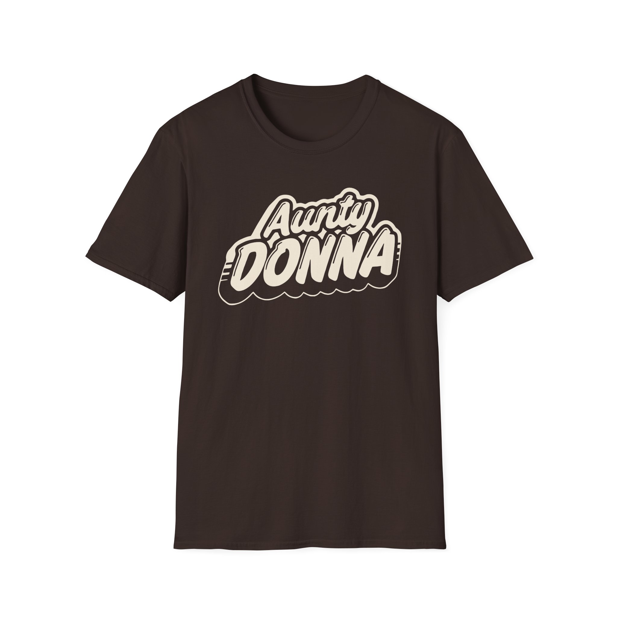 Aunty Donna Bubble Logo Unisex Softstyle T-Shirt