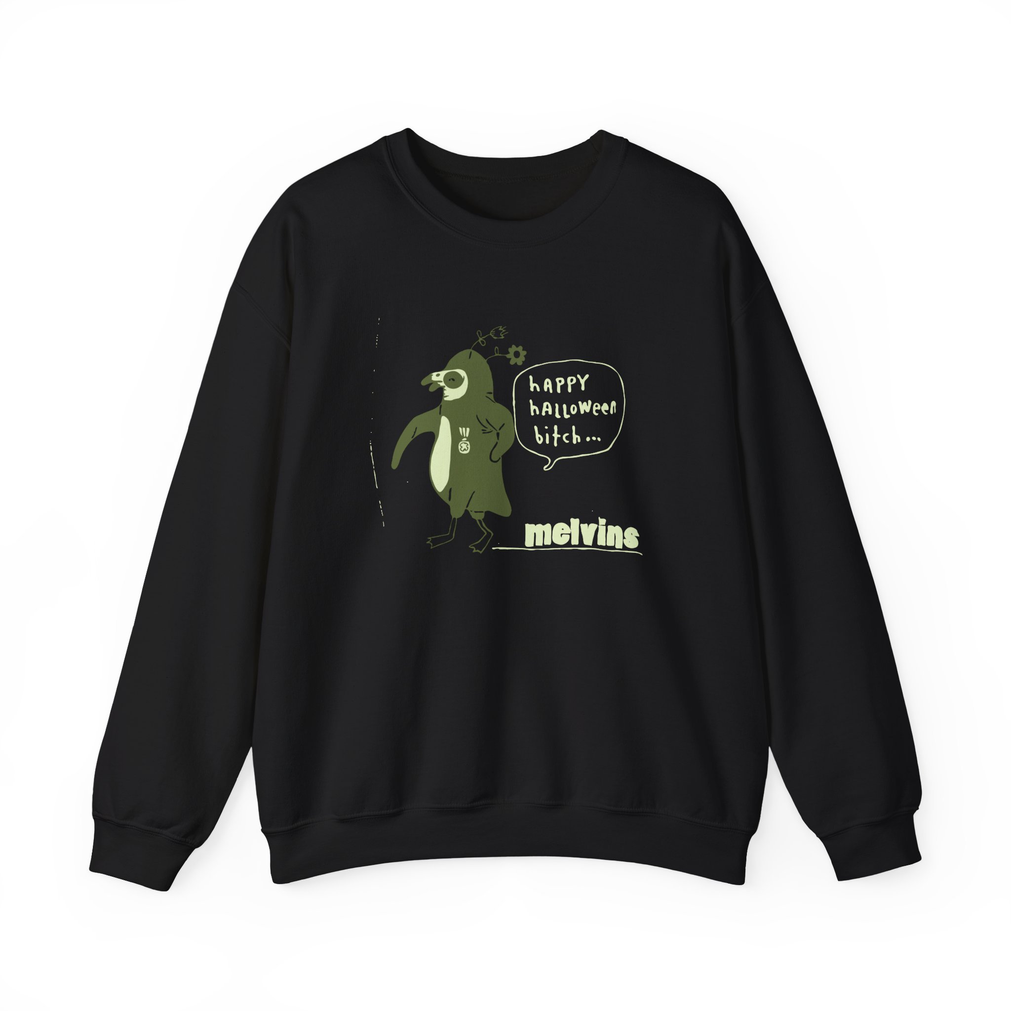Melvins Happy Halloween Bitch Unisex Heavy Blendâ„¢ Crewneck Sweatshirt