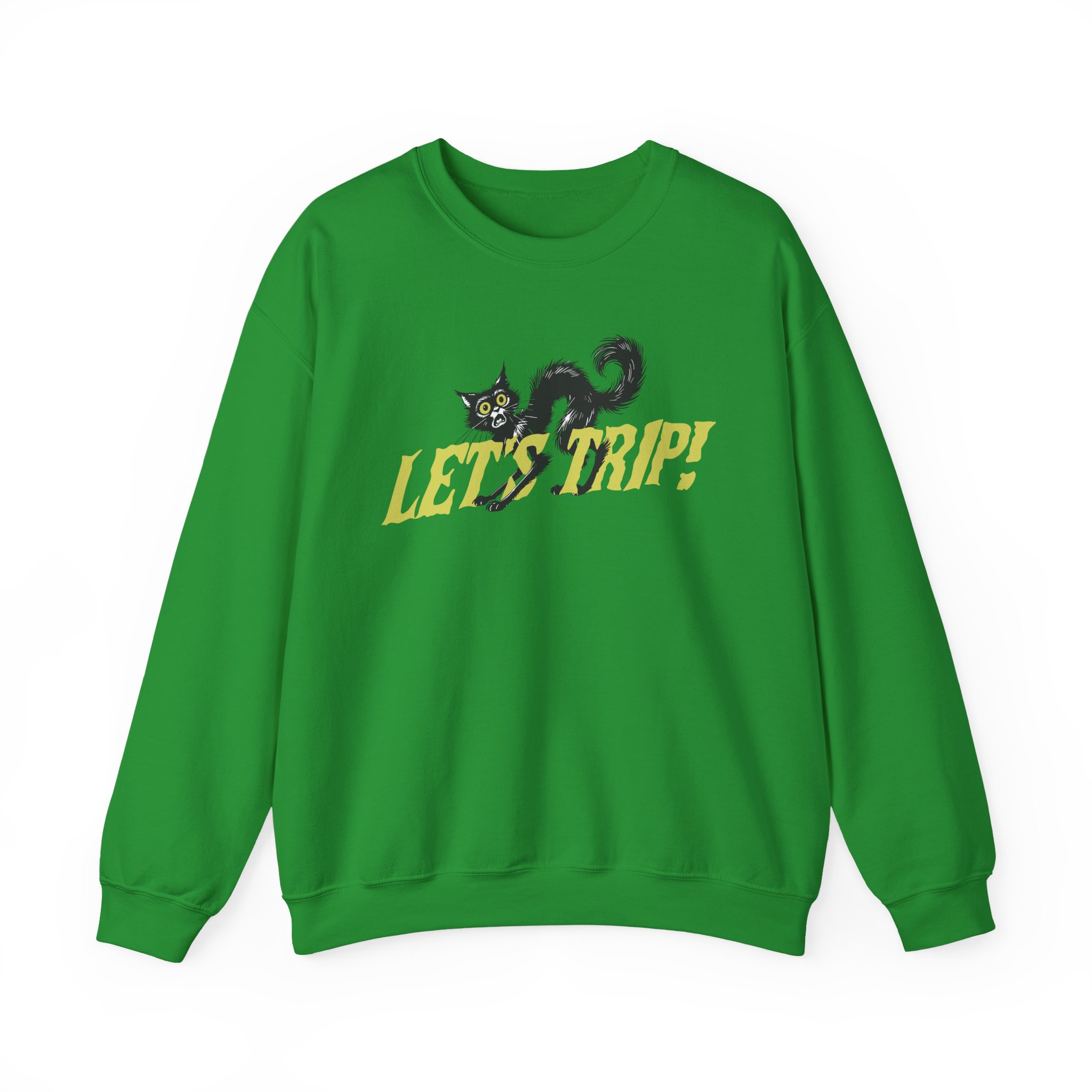 Sturniolo Let's Trip Cat Unisex Heavy Blendâ„¢ Crewneck Sweatshirt